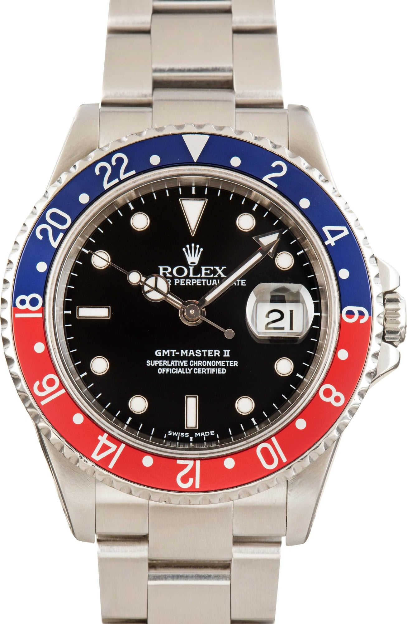 Buy Used Rolex GMT-Master II 16710 | Bob's Watches - Sku: 183508