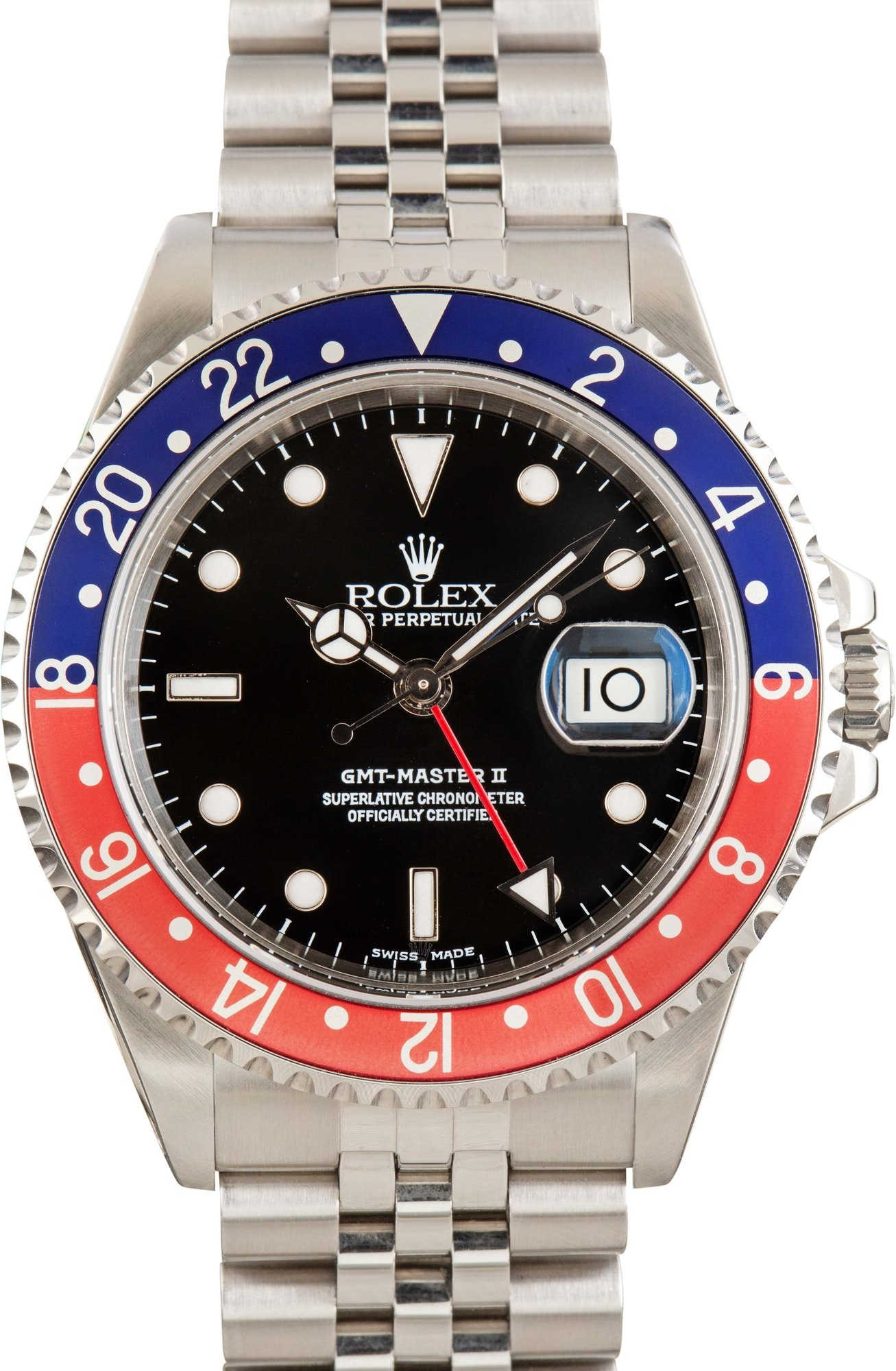 Rolex GMT-Master II Steel Pepsi 16710
