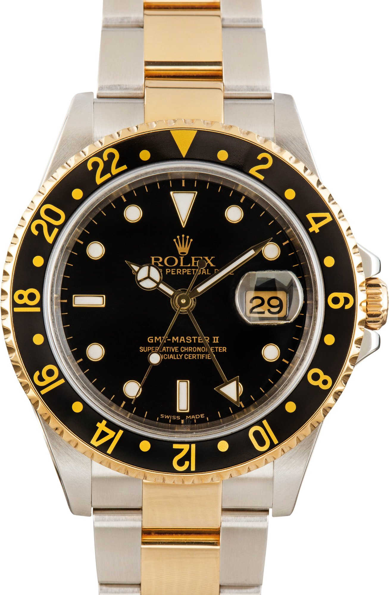 Rolex GMT-Master II Ref 16713 Two Tone Oyster Bracelet