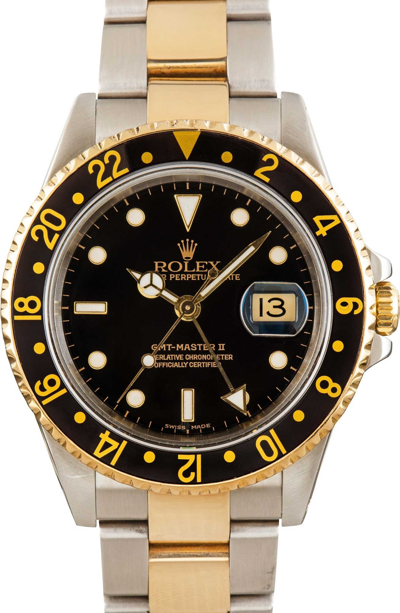 Buy Used Rolex GMT-Master II 16713 | Bob's Watches - Sku: 170928