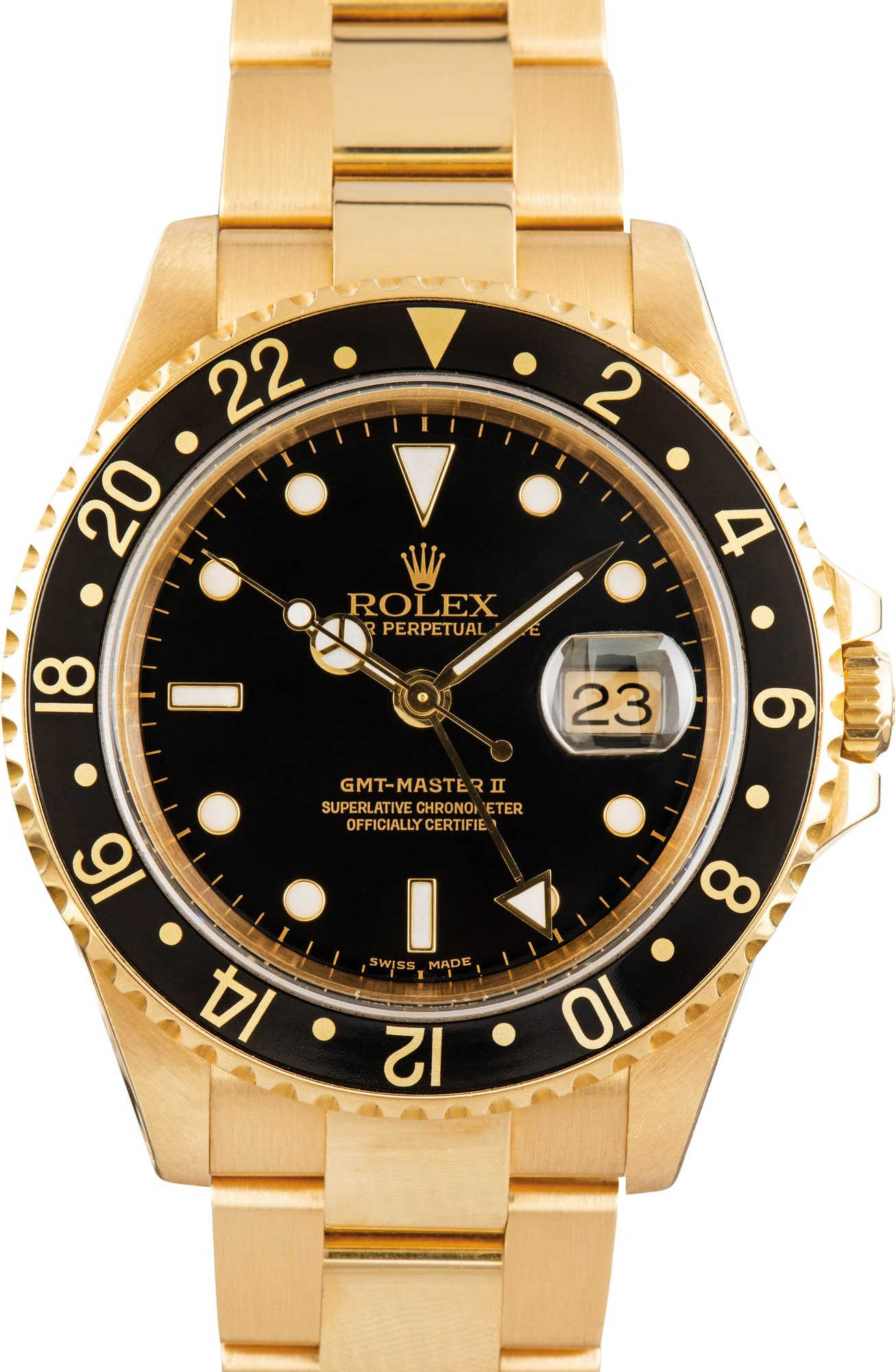 Rolex GMT-Master II ref 16718 Black Dial