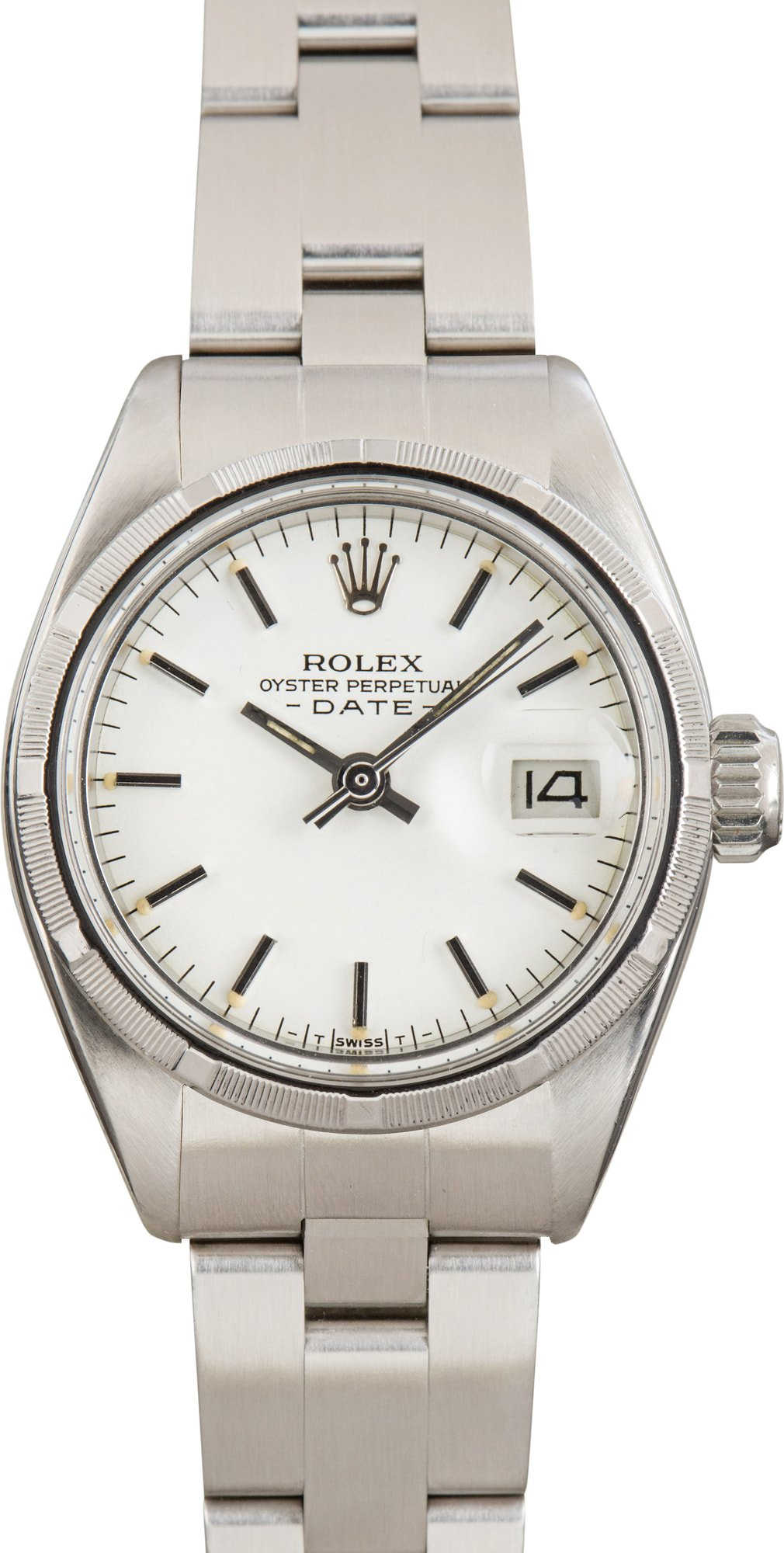 Ladies Rolex Date 6919 White Dial