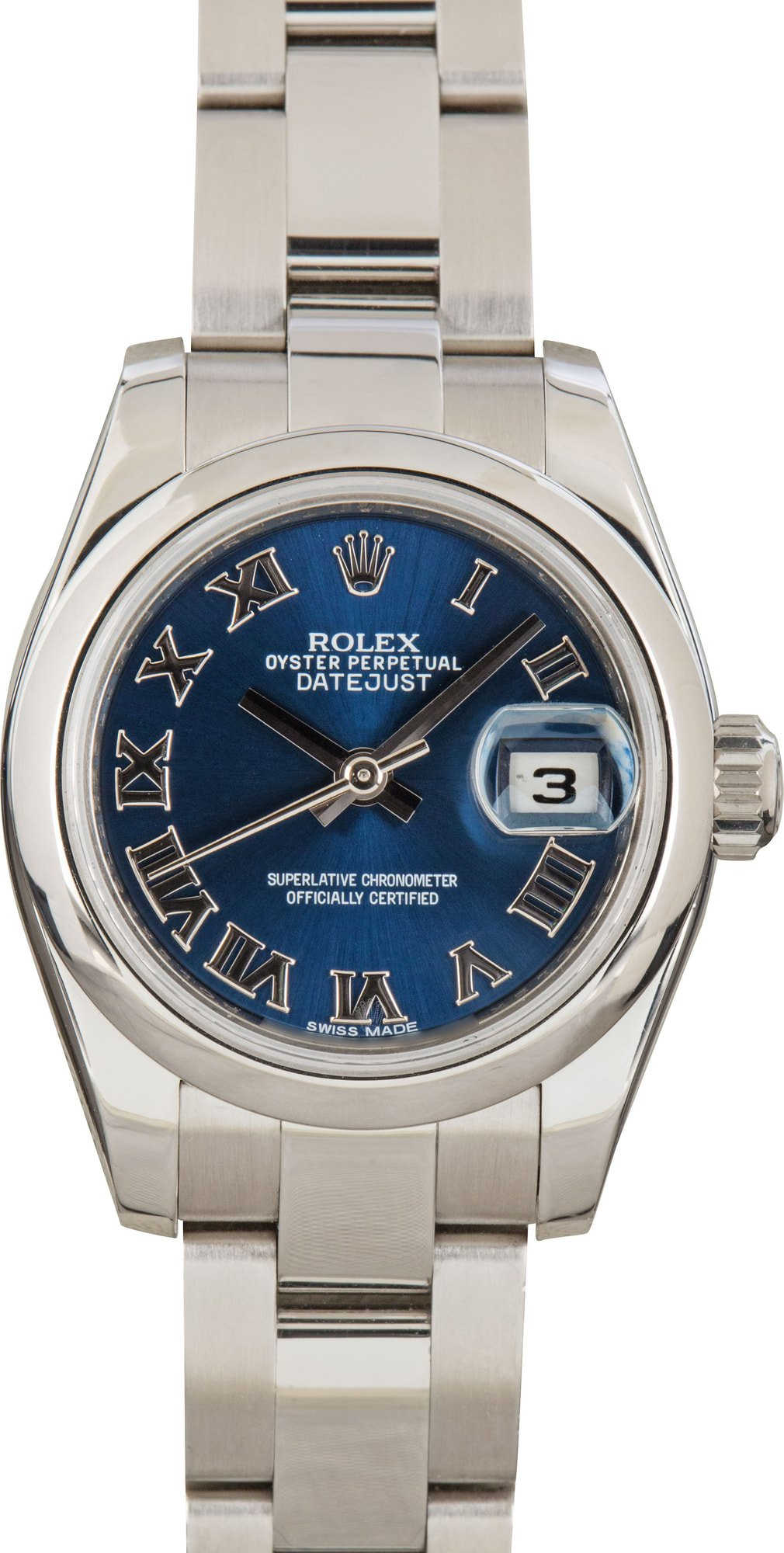 【M】22 F.C.R.B. S/S TEAM POLO LIGHT BLUE Rolex Datejust 26mm 179160 Lady Stainless Steel Automatic