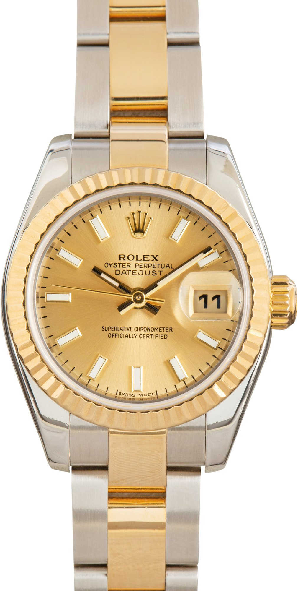 Lady Rolex Datejust 179173 Champagne Dial