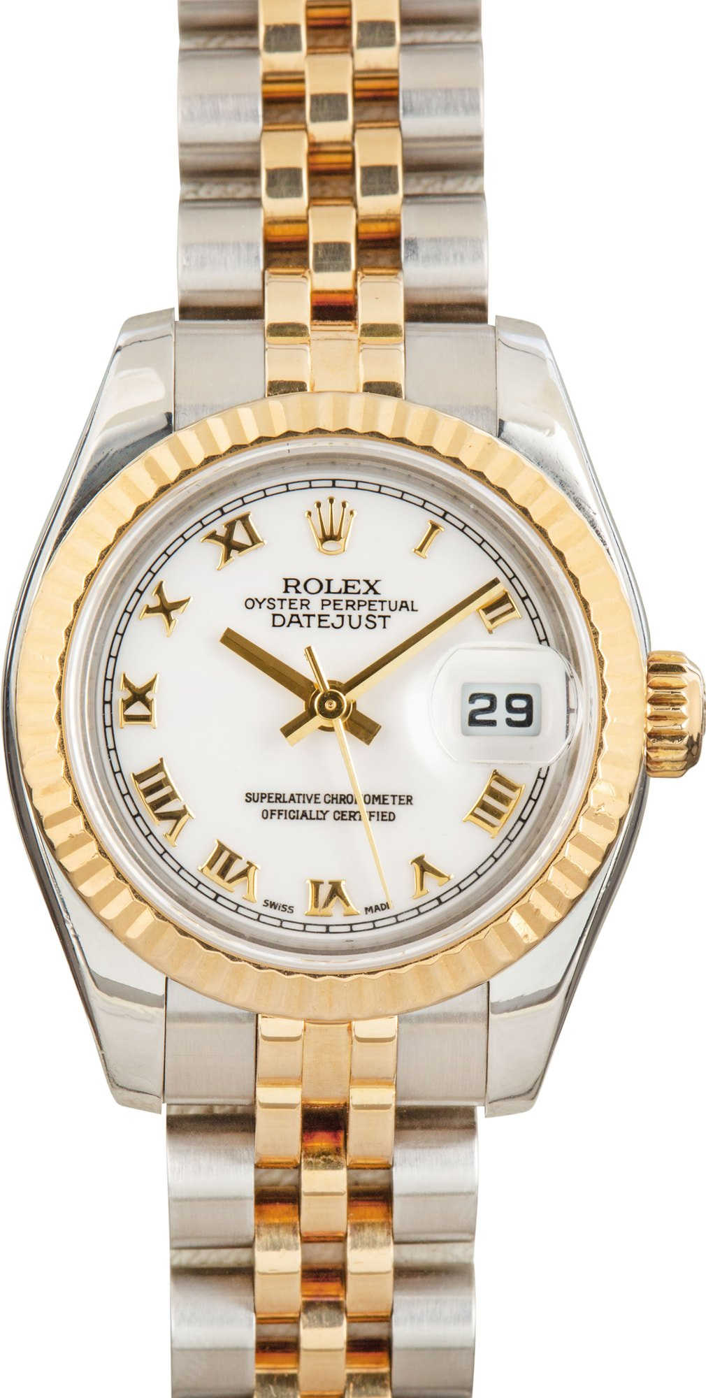 Ladies Rolex Datejust 179173 White Dial