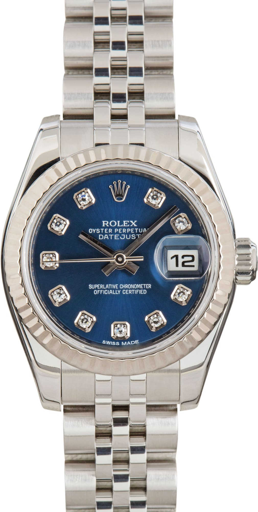 SHIMANO - itk Rolex Datejust 26 Fluted / Tahitian MOP / Diamond-Set