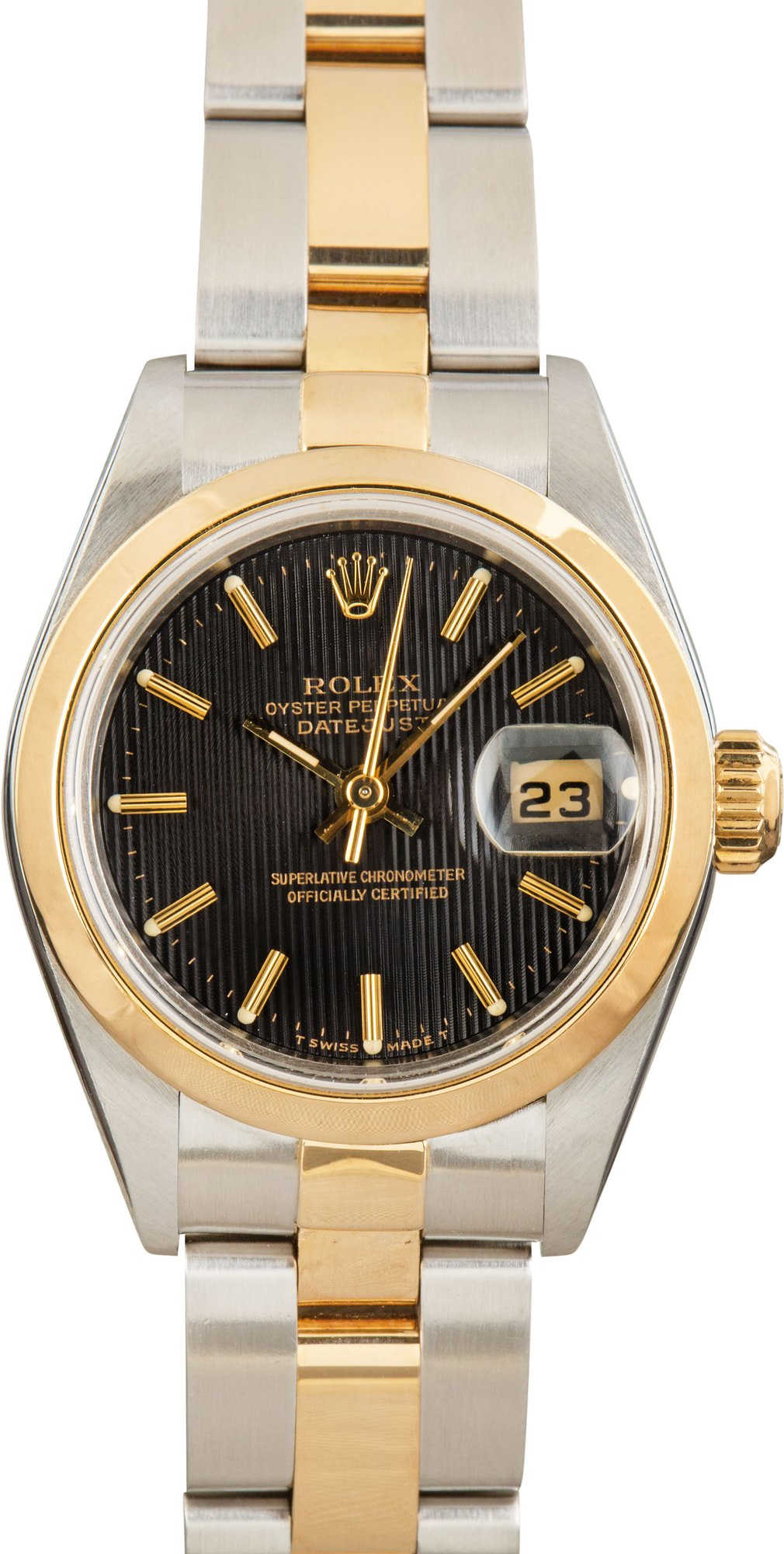 Lady Rolex Datejust 69163 Black Dial