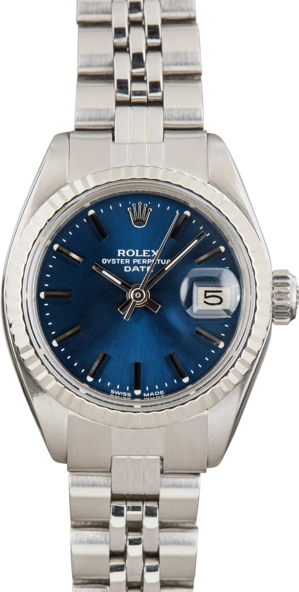 Ladies Rolex Date 6917 Blue Dial