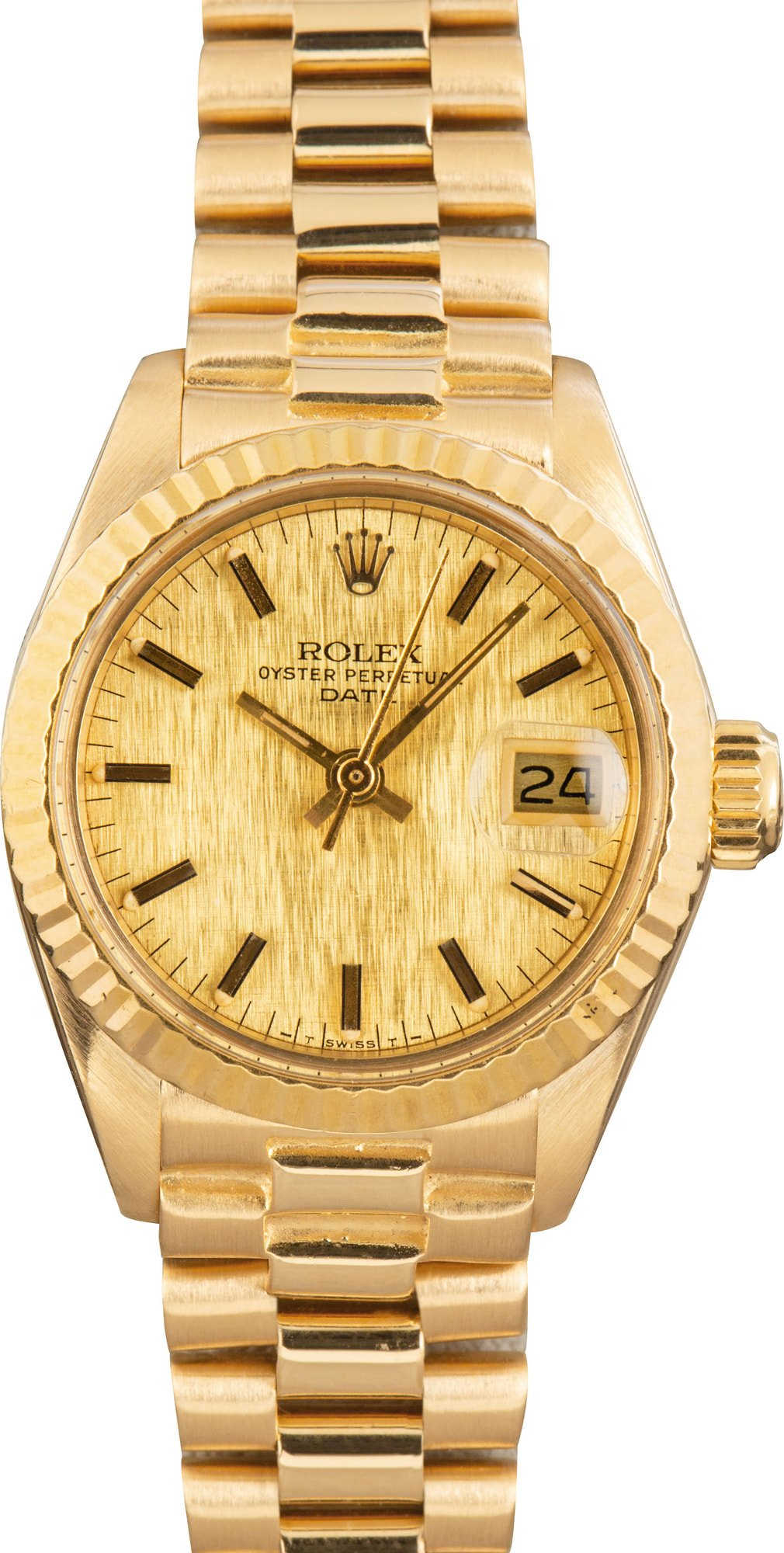 Ladies Rolex Datejust Ref 6917 18k Yellow Gold