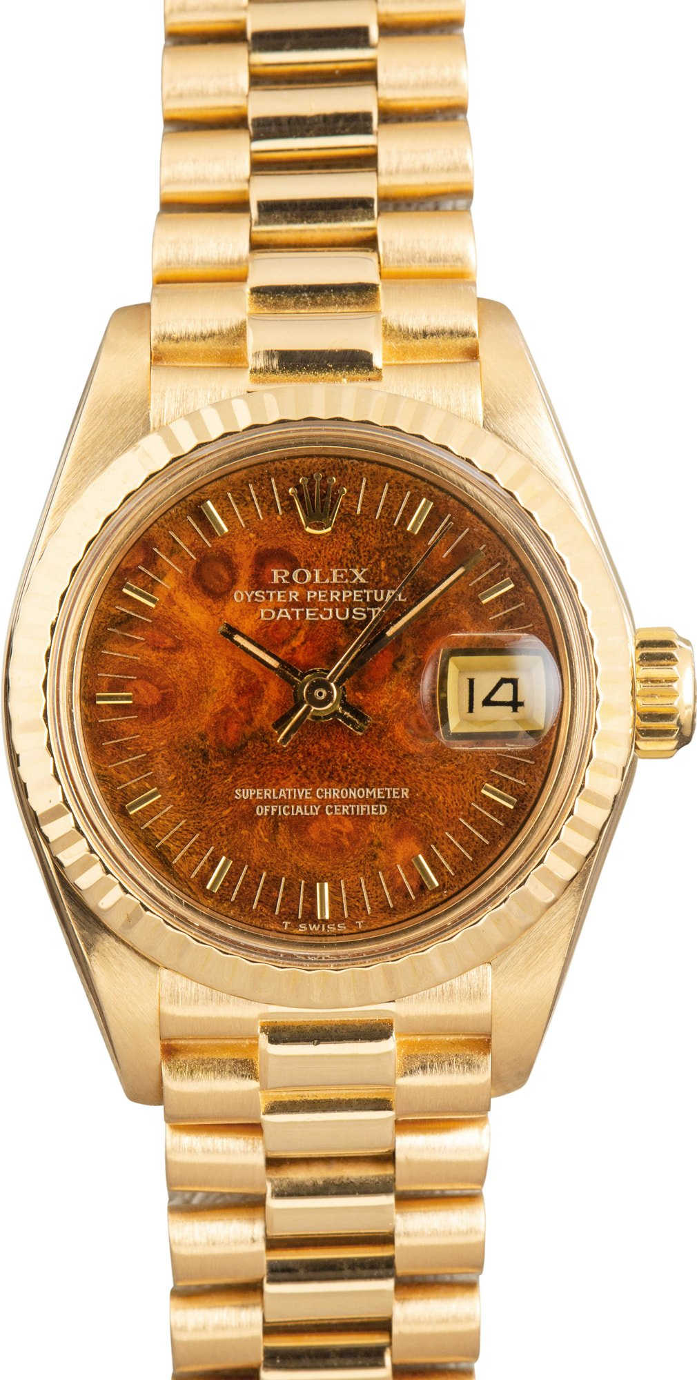 Rolex Lady Datejust 6917 Wood Dial