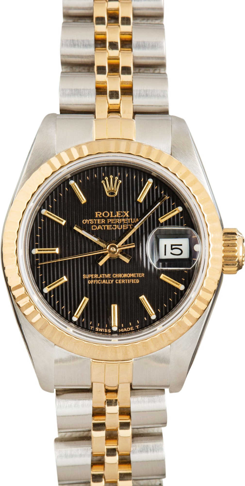 Lady Rolex Datejust Ref 69173 Tapestry Dial