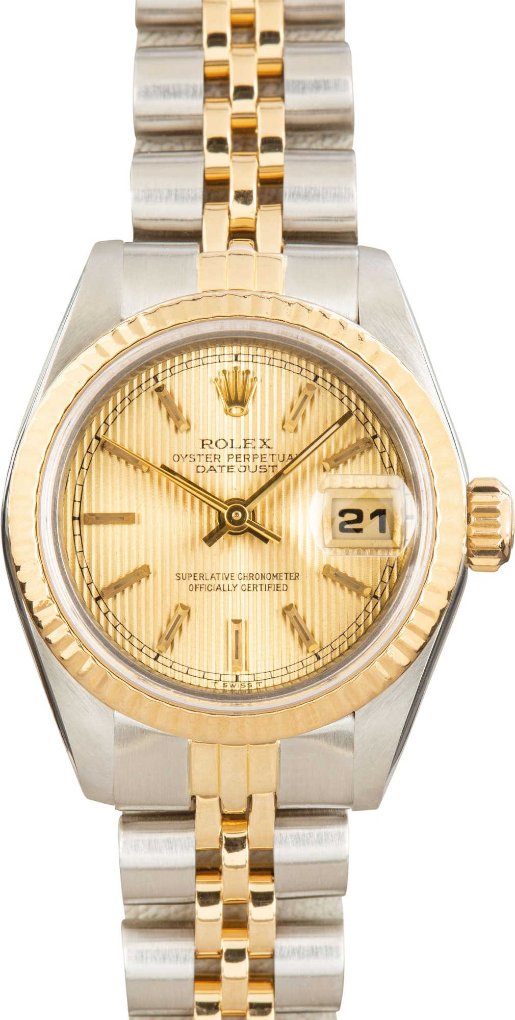 Pre-Owned Ladies Rolex Datejust 69173 Tapestry Dial