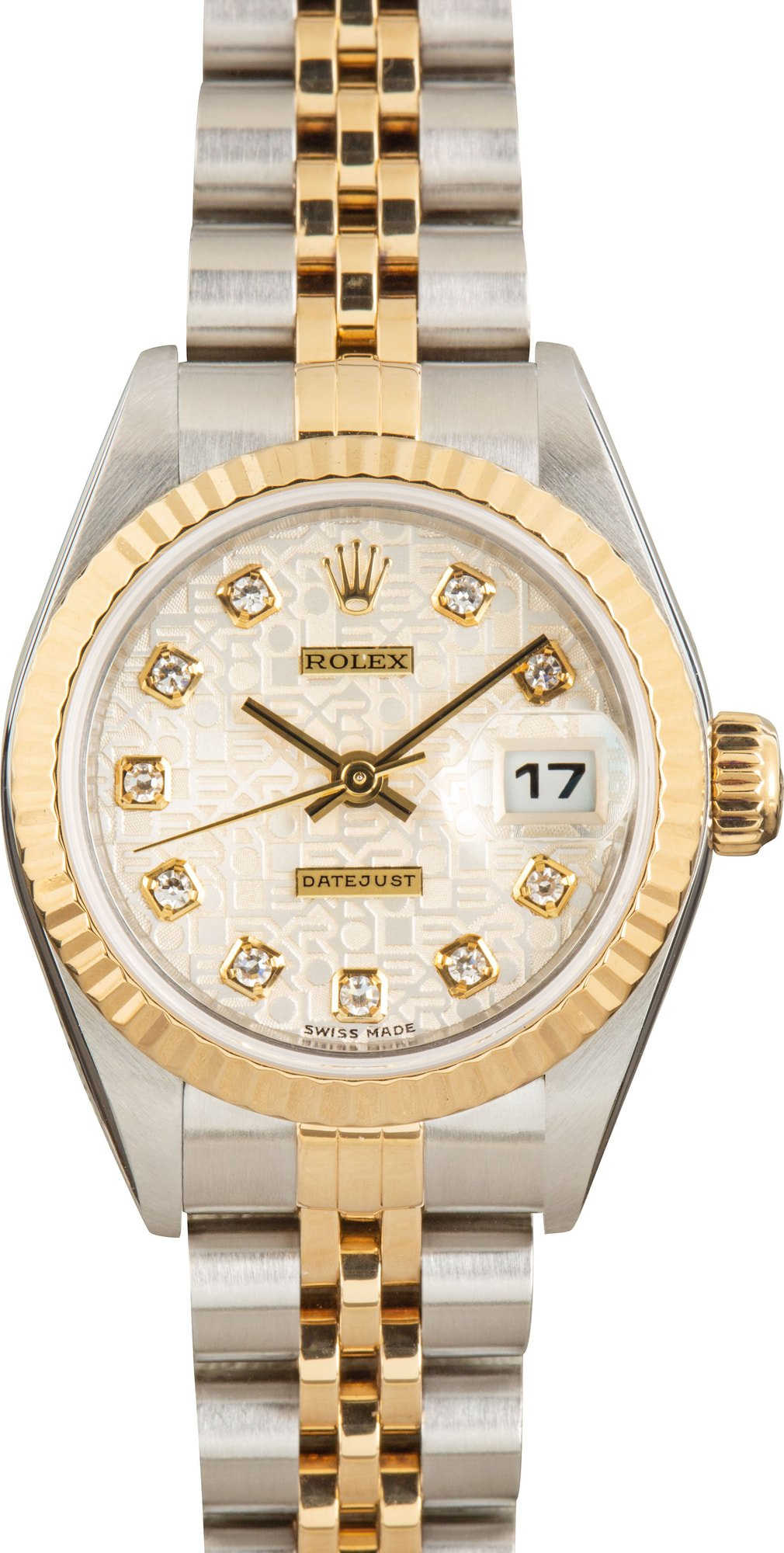 〇純正 ROLEX 2駒 69173 DATEJUST YG×SS FZ8608 Buy Used Rolex Lady Datejust 69173 | Bob's Watches - Sku: 175950