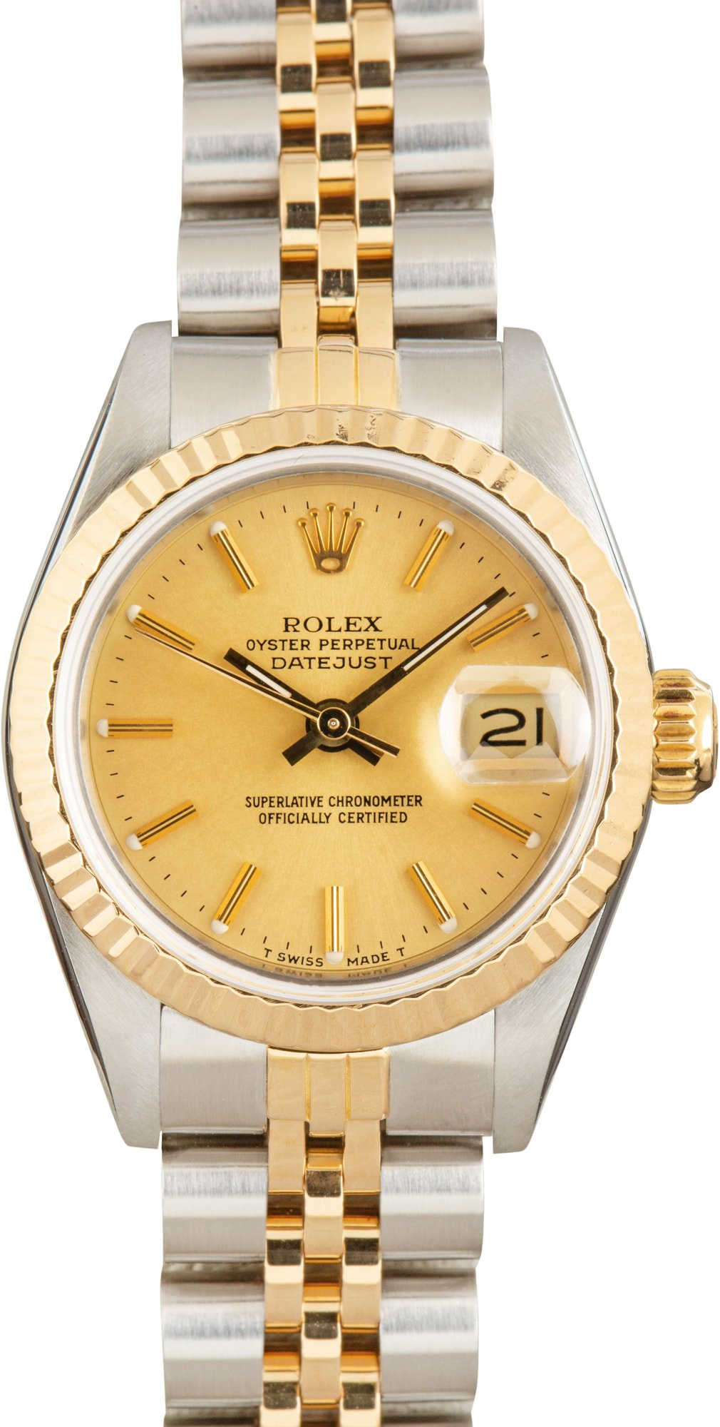 Ladies 26MM Rolex Datejust 69173 Champagne