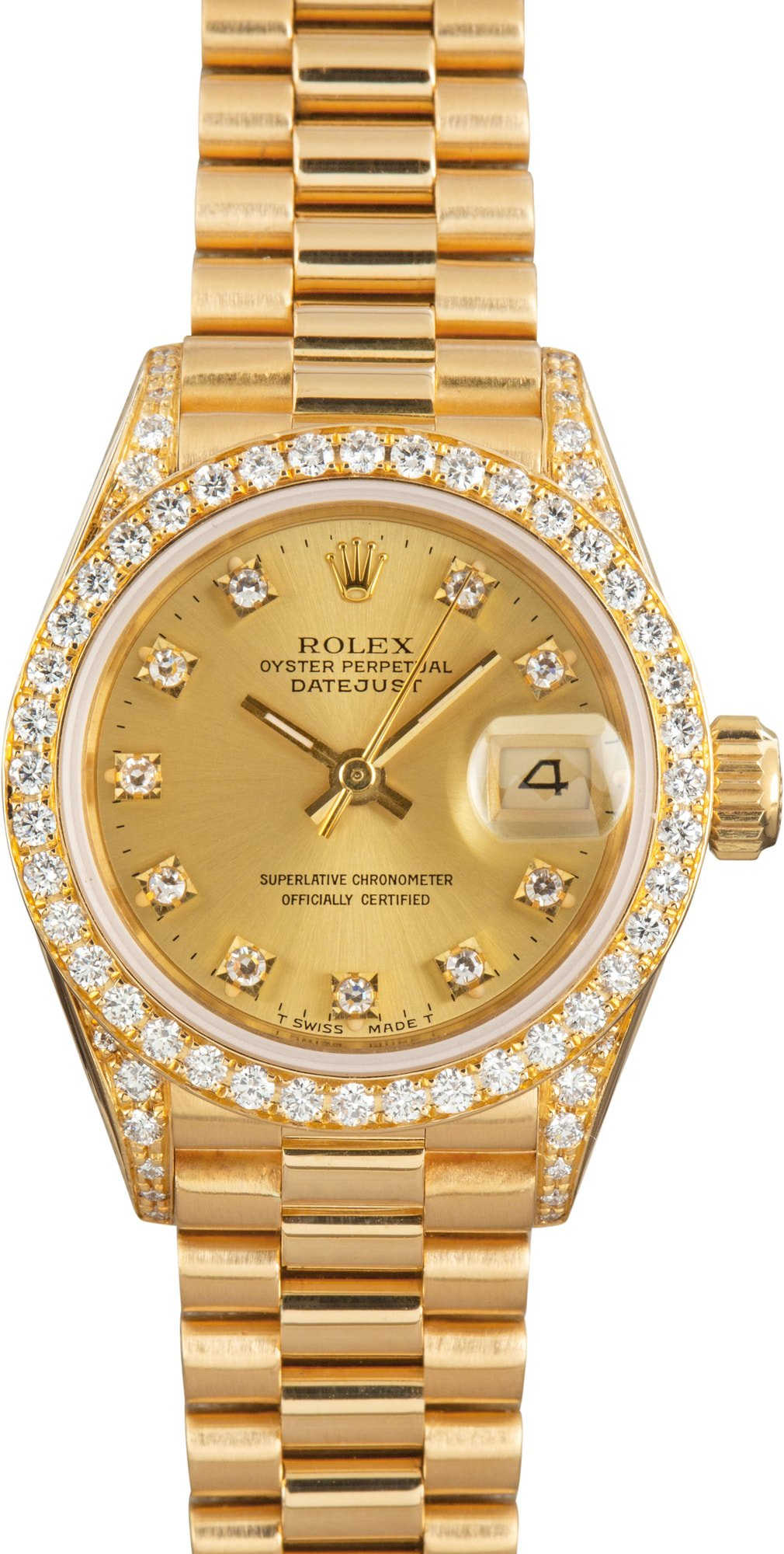 Rolex Lady Datejust 69188 18k Yellow Gold