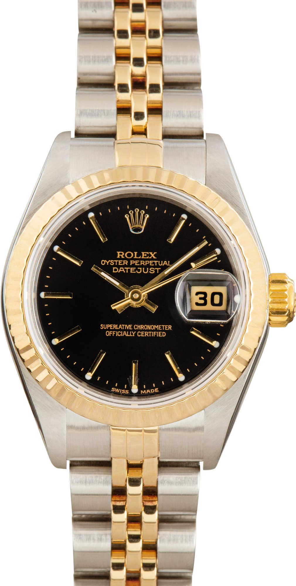 Lady Rolex Datejust 79173 Black Dial