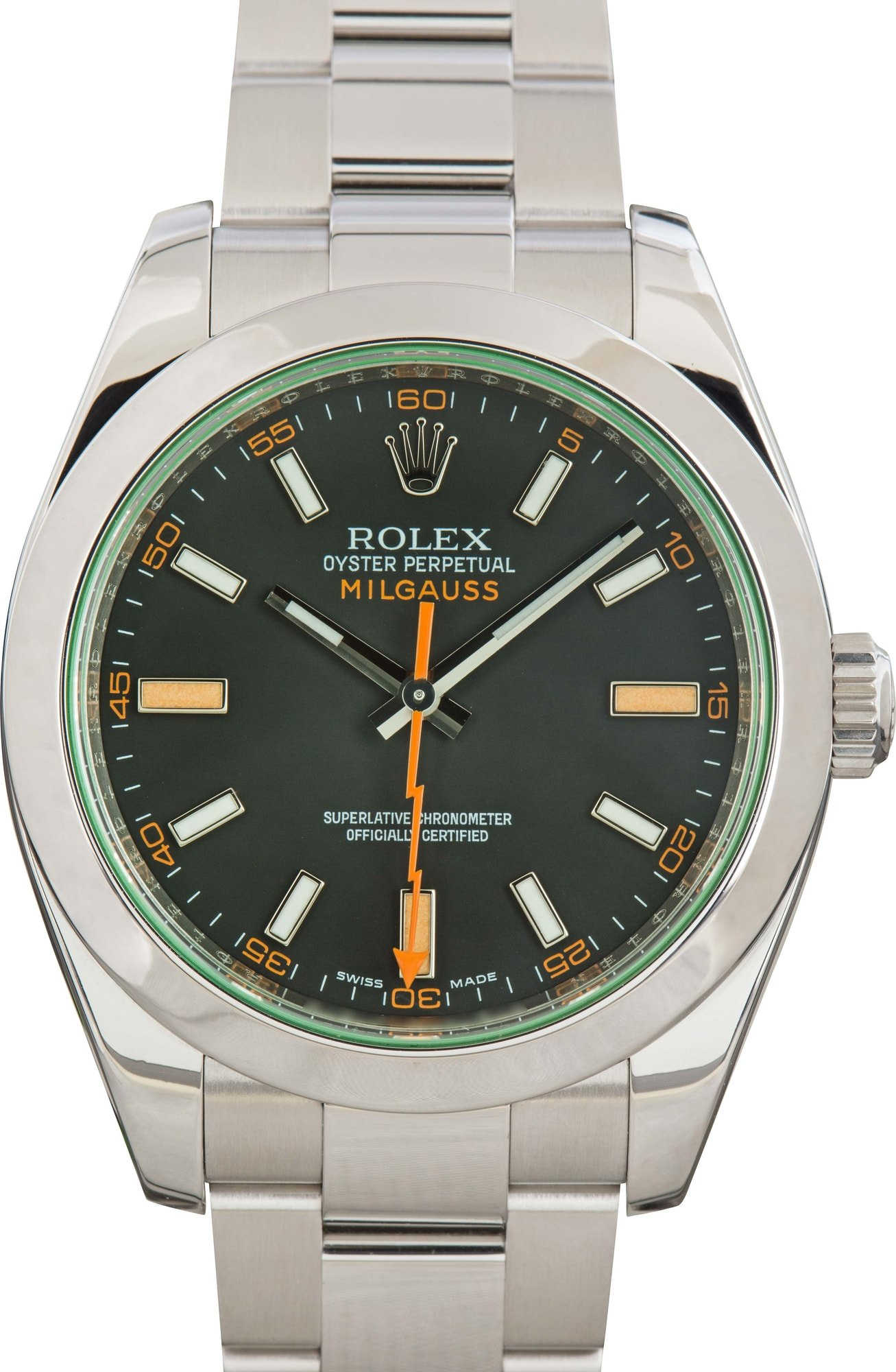 Preowned Rolex Milgauss Ref 116400 Black