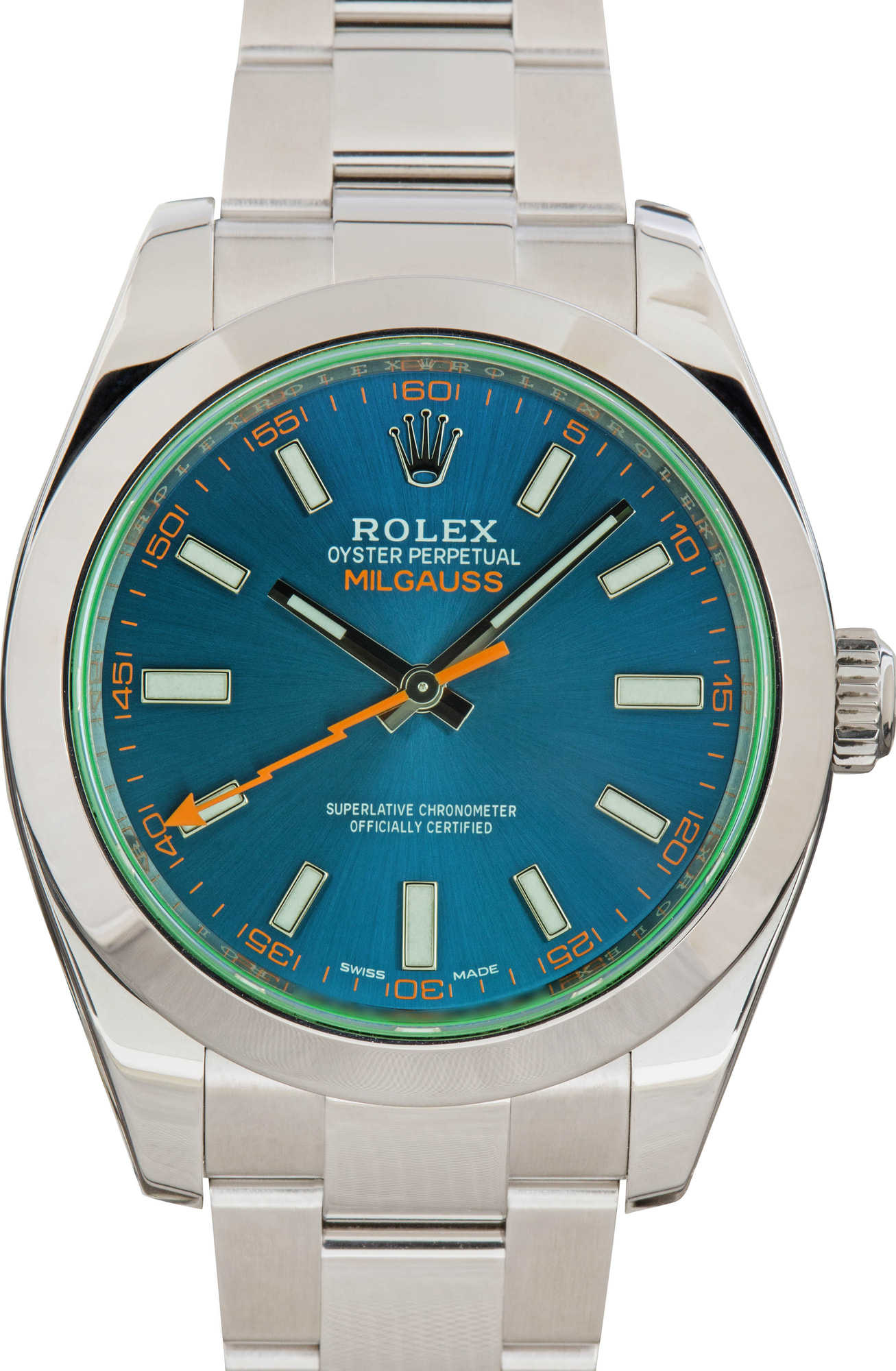 Rolex Milgauss Blue Dial 116400GV