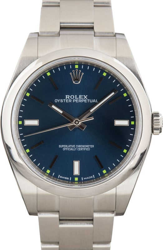 Rolex Oyster Perpetual 114300 Blue Dial 39MM