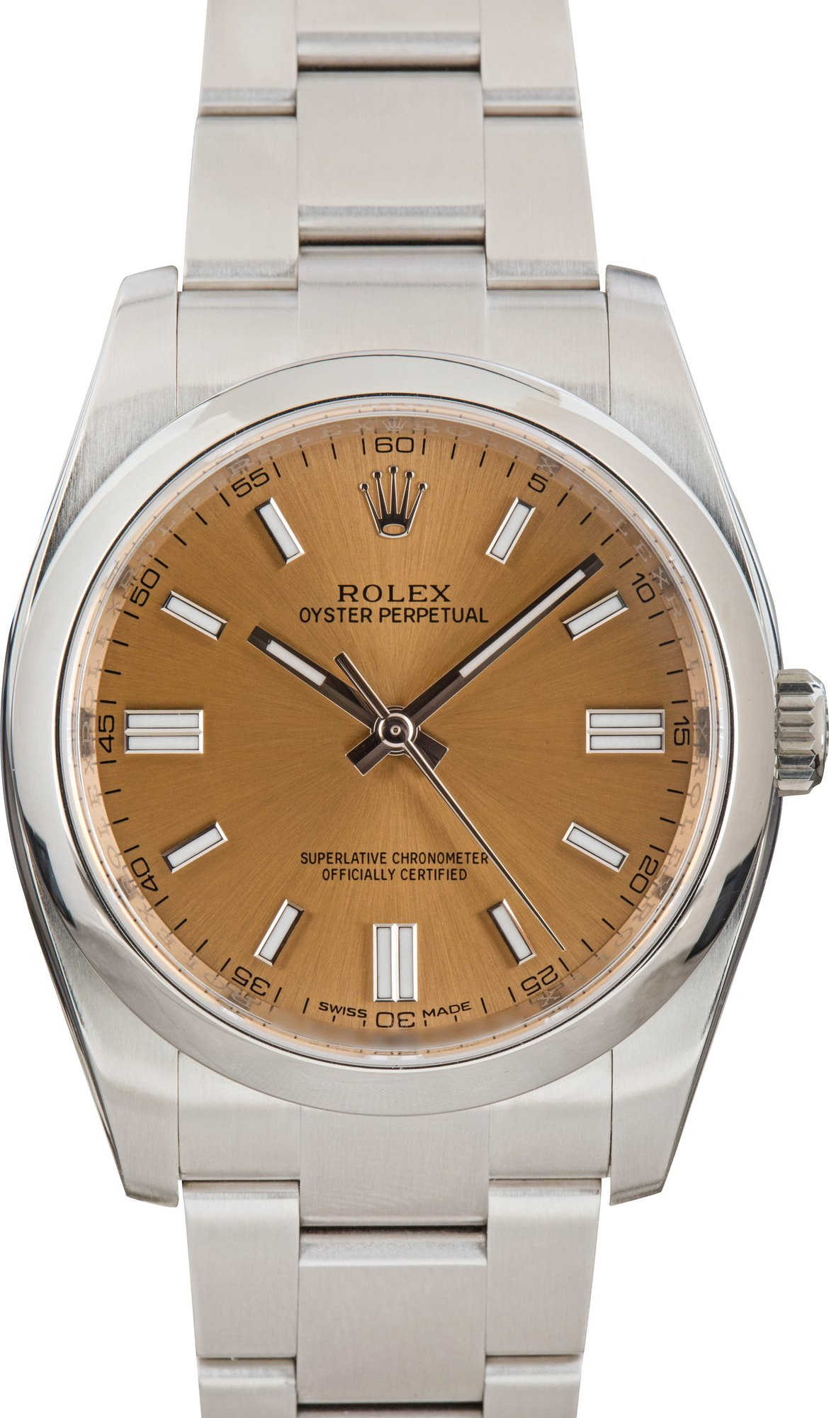 Rolex Oyster Perpetual 116000 White Grape Dial