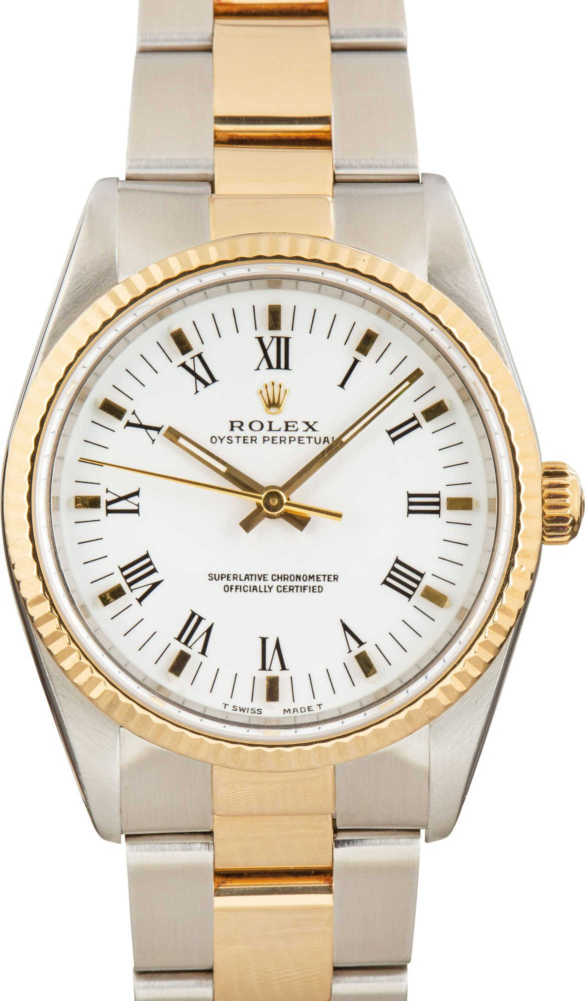Rolex Oyster Perpetual Ref 14233 White Dial