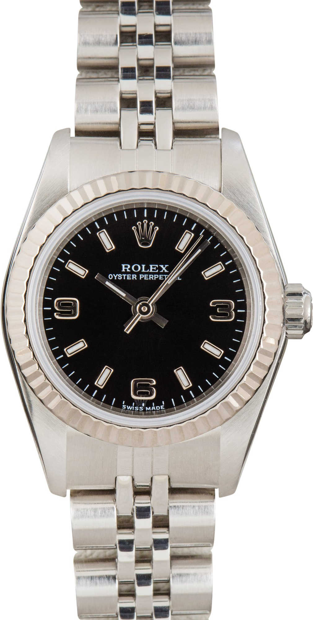 Rolex Oyster Perpetual Black - BobsWatches.com