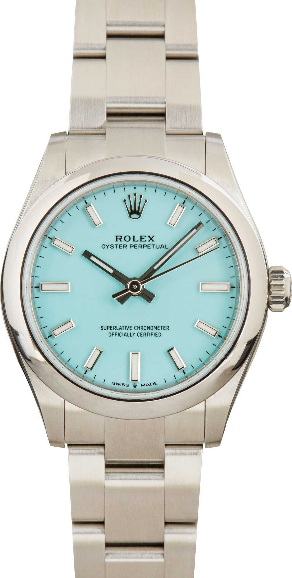 Rolex Oyster Perpetual 31 Ref 277200 Turquoise Blue Dial