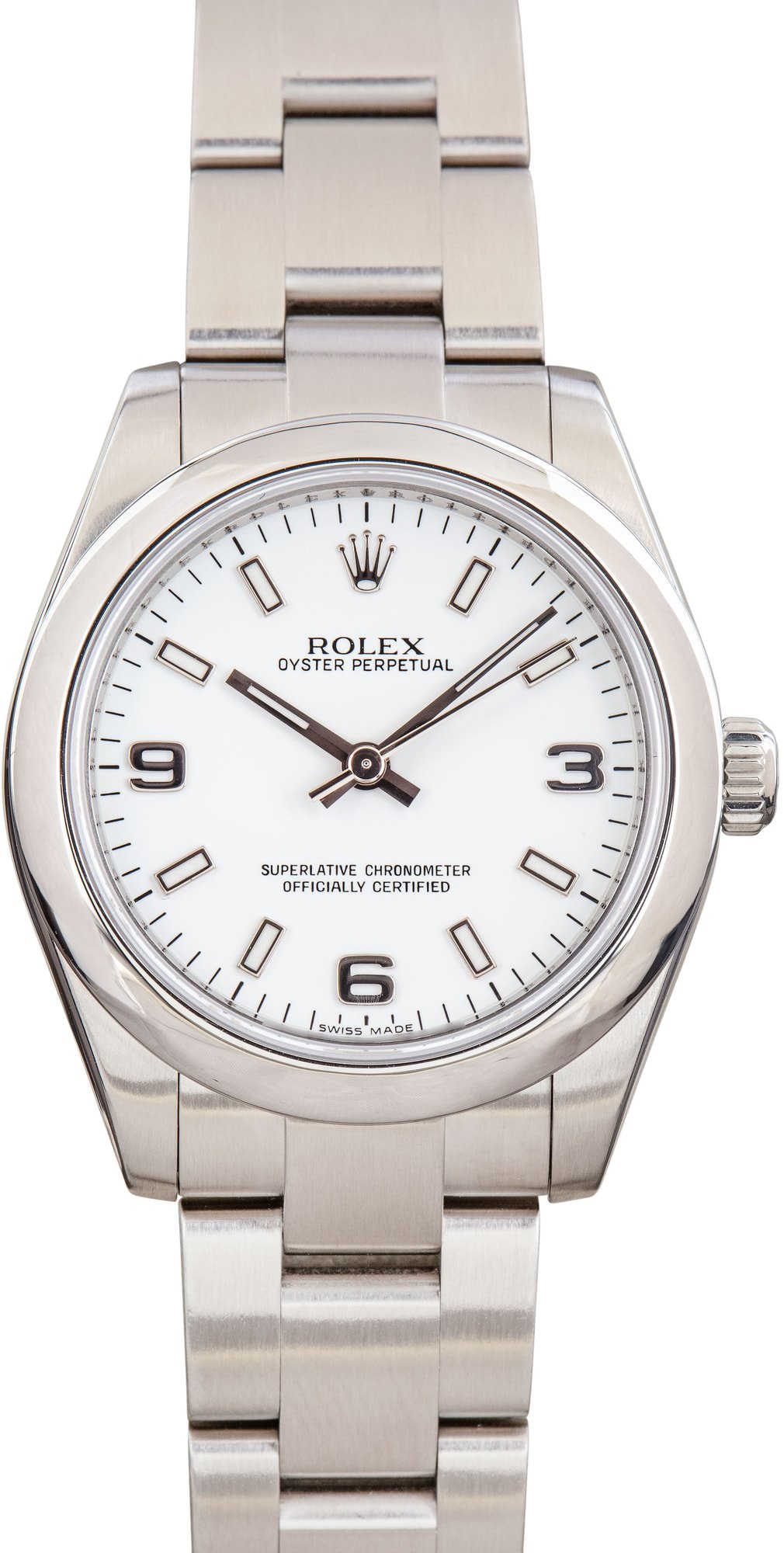 Rolex Oyster Perpetual 31 Steel 177200 White Dial