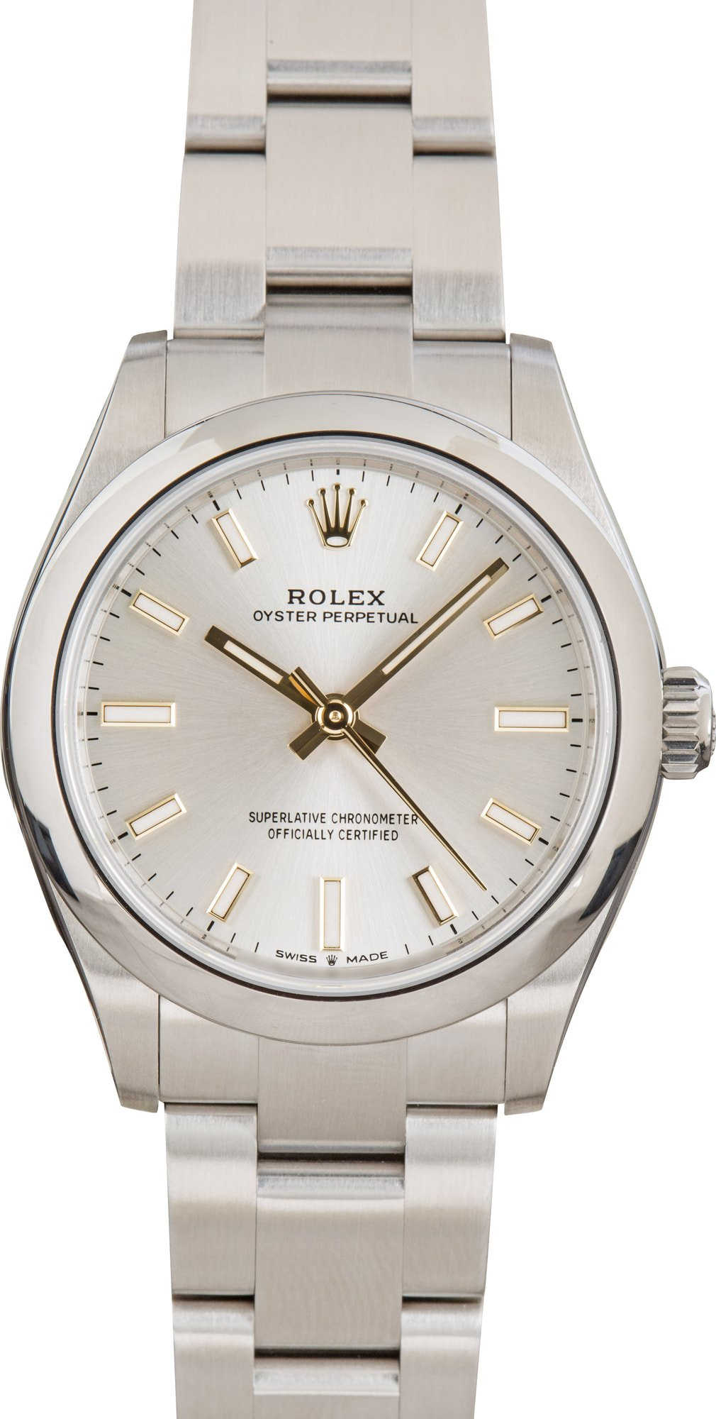 Rolex Oyster Perpetual 31 Ref 277200 Silver Dial