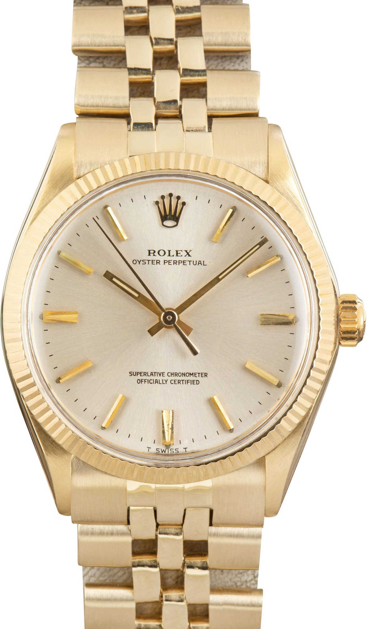 Rolex Oyster Perpetual 34 Ref 1005 Yellow Gold