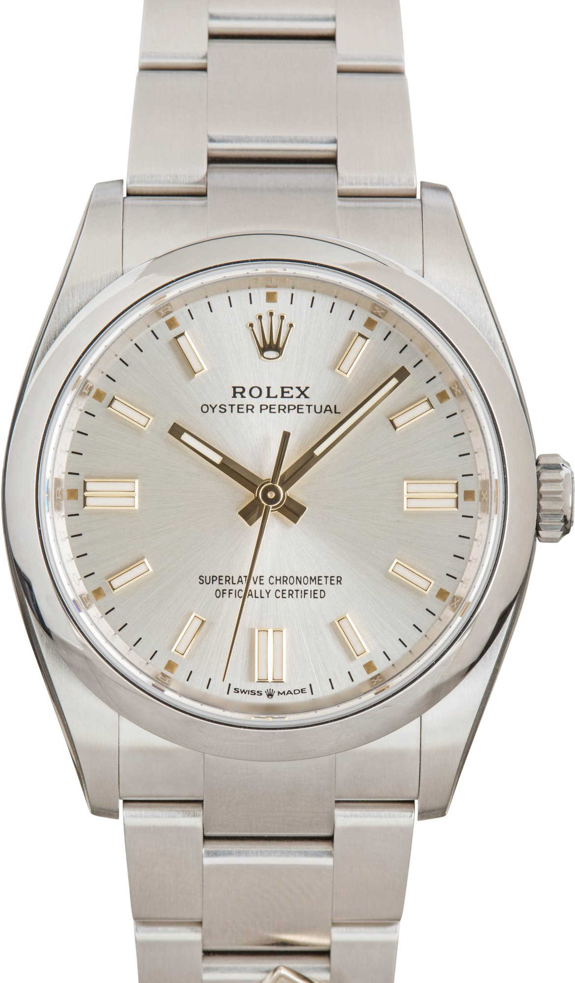 Rolex Oyster Perpetual Ref 126000 Silver Dial