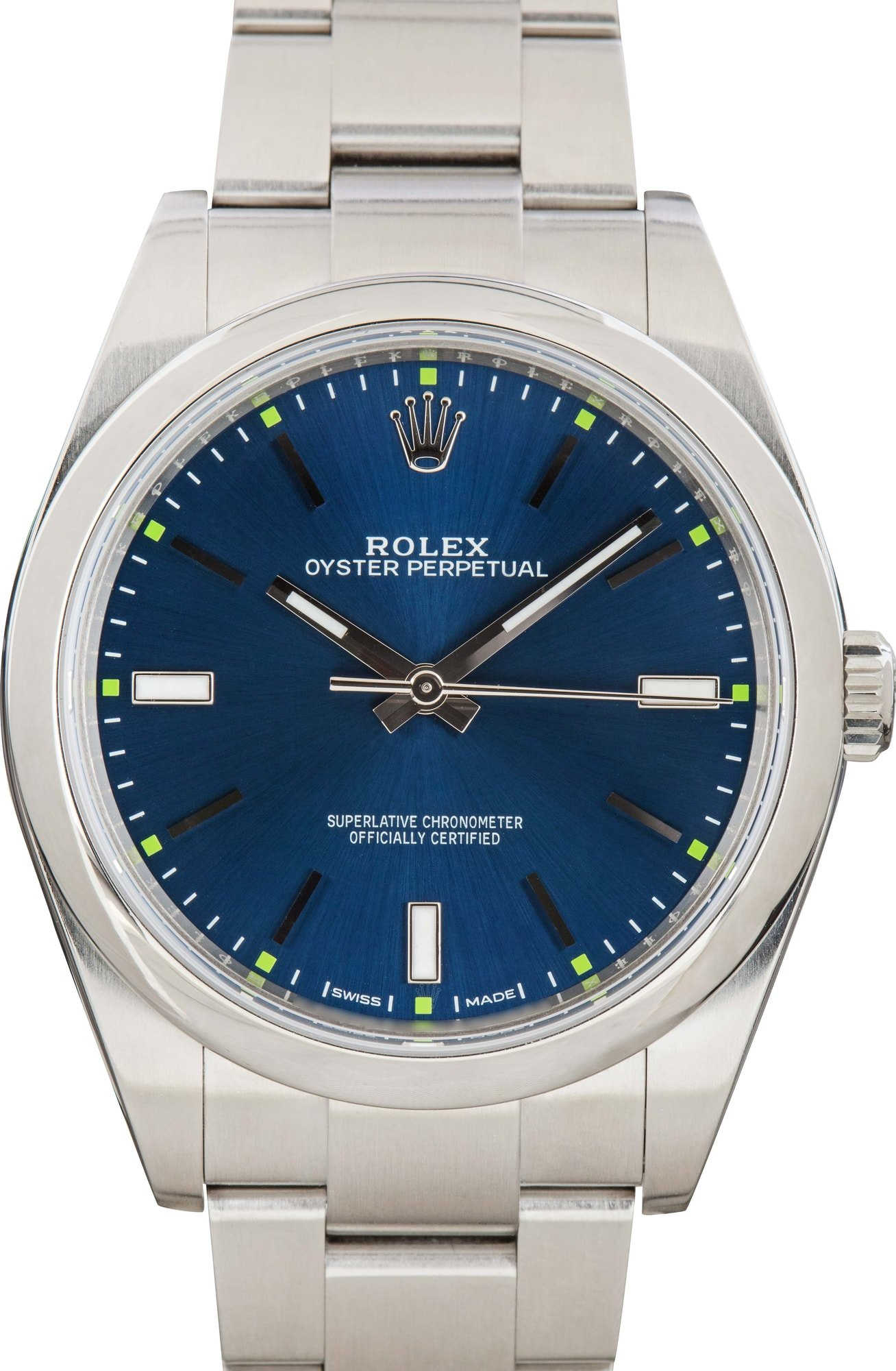 Rolex Oyster Perpetual 39 Ref 114300 Blue Dial