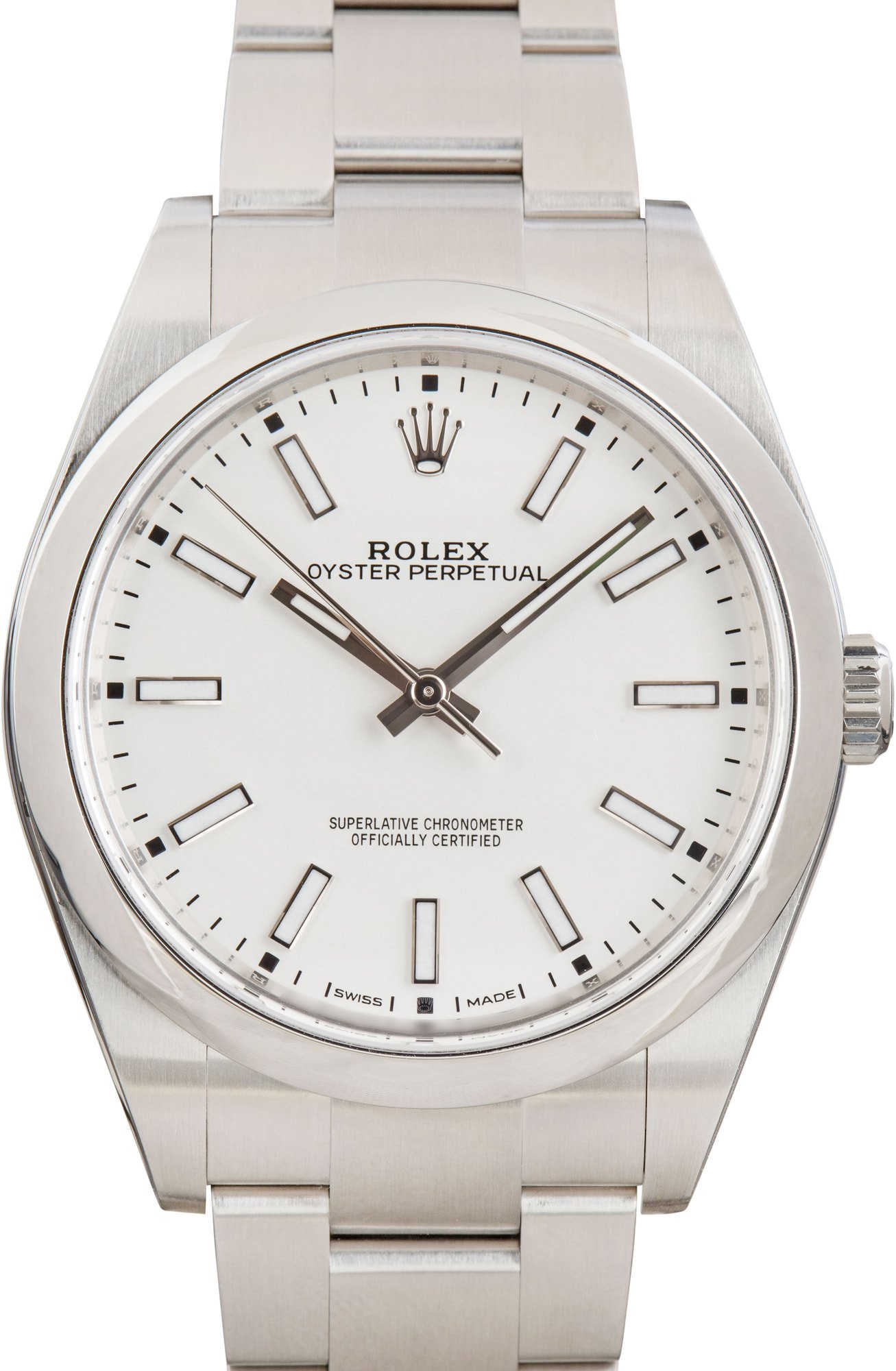 Rolex Oyster Perpetual 114300 White Dial