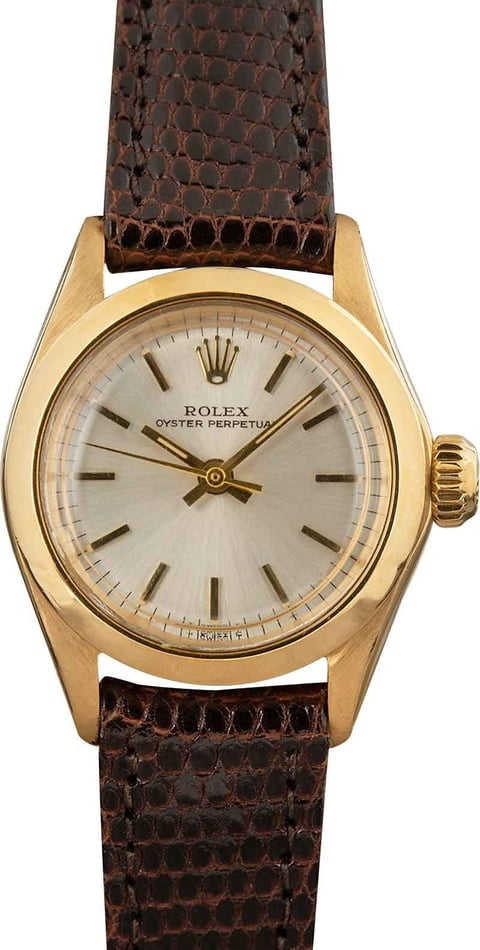 ROLEX Oyster Perpetual k18 金無垢6618 Buy Used Rolex Oyster Perpetual 6618 | Bob's Watches - Sku