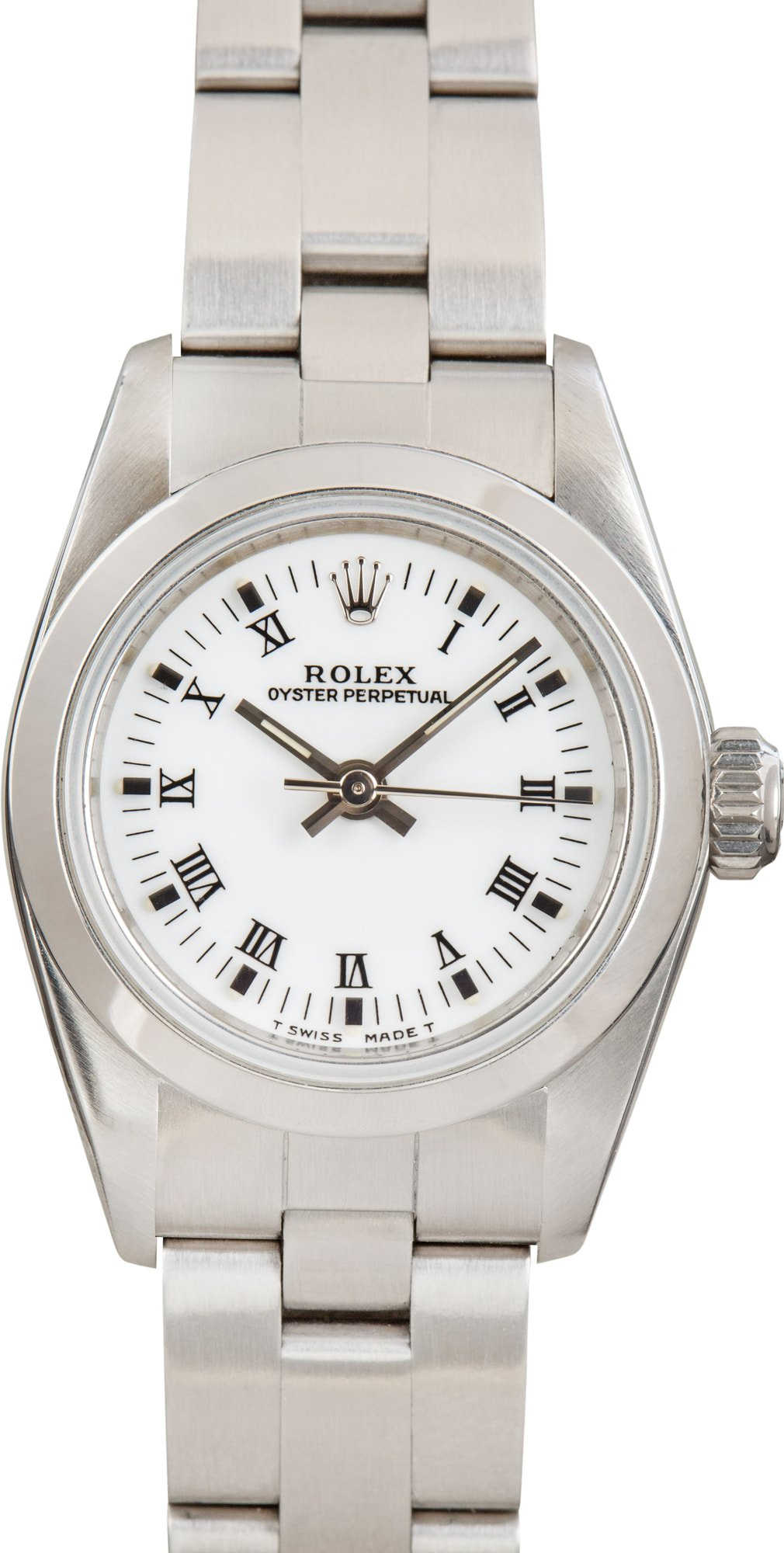 Ladies Rolex Oyster Perpetual 67180 White Dial