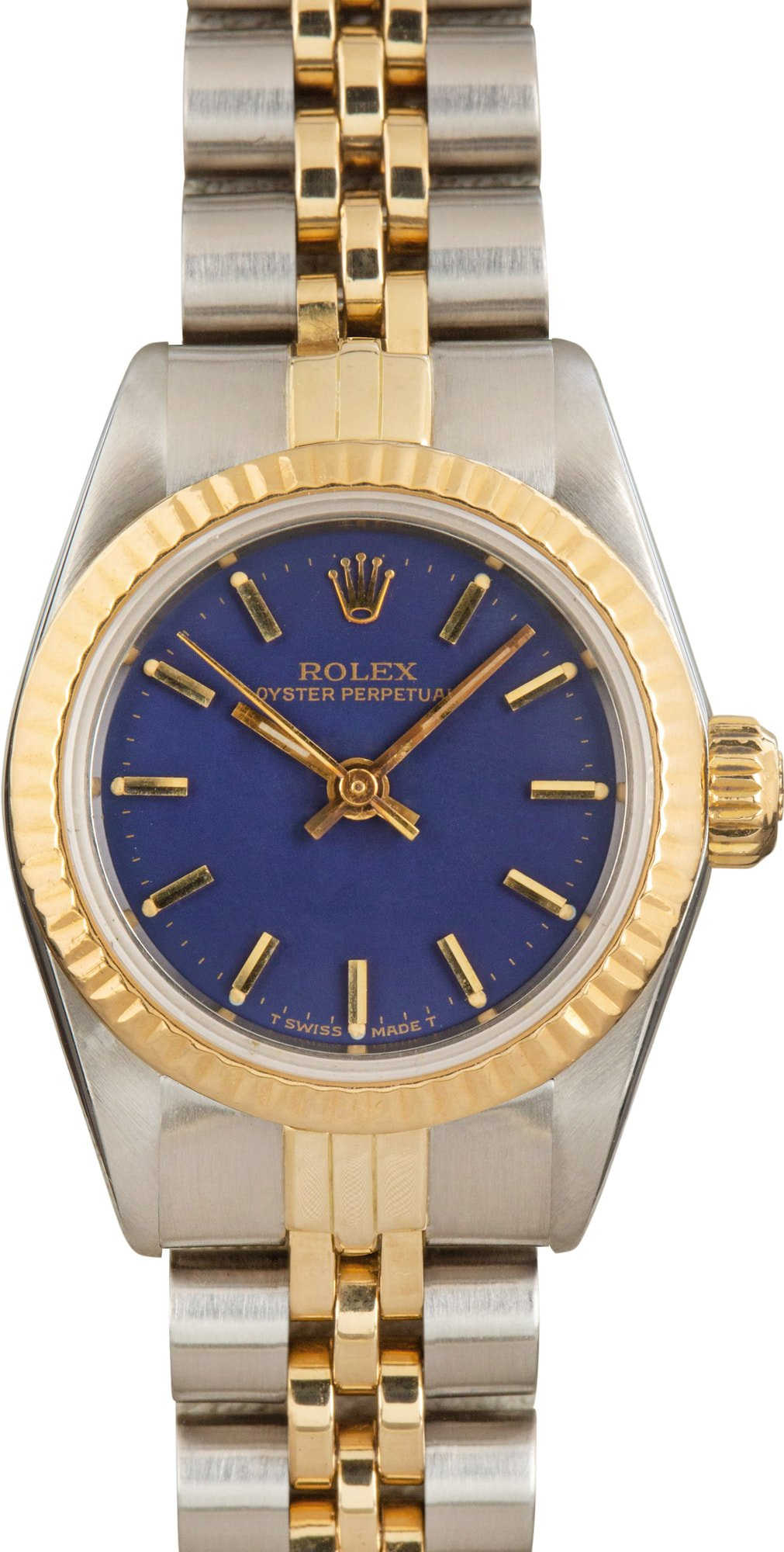 Ladies Rolex Oyster Perpetual 67193 Blue Dial
