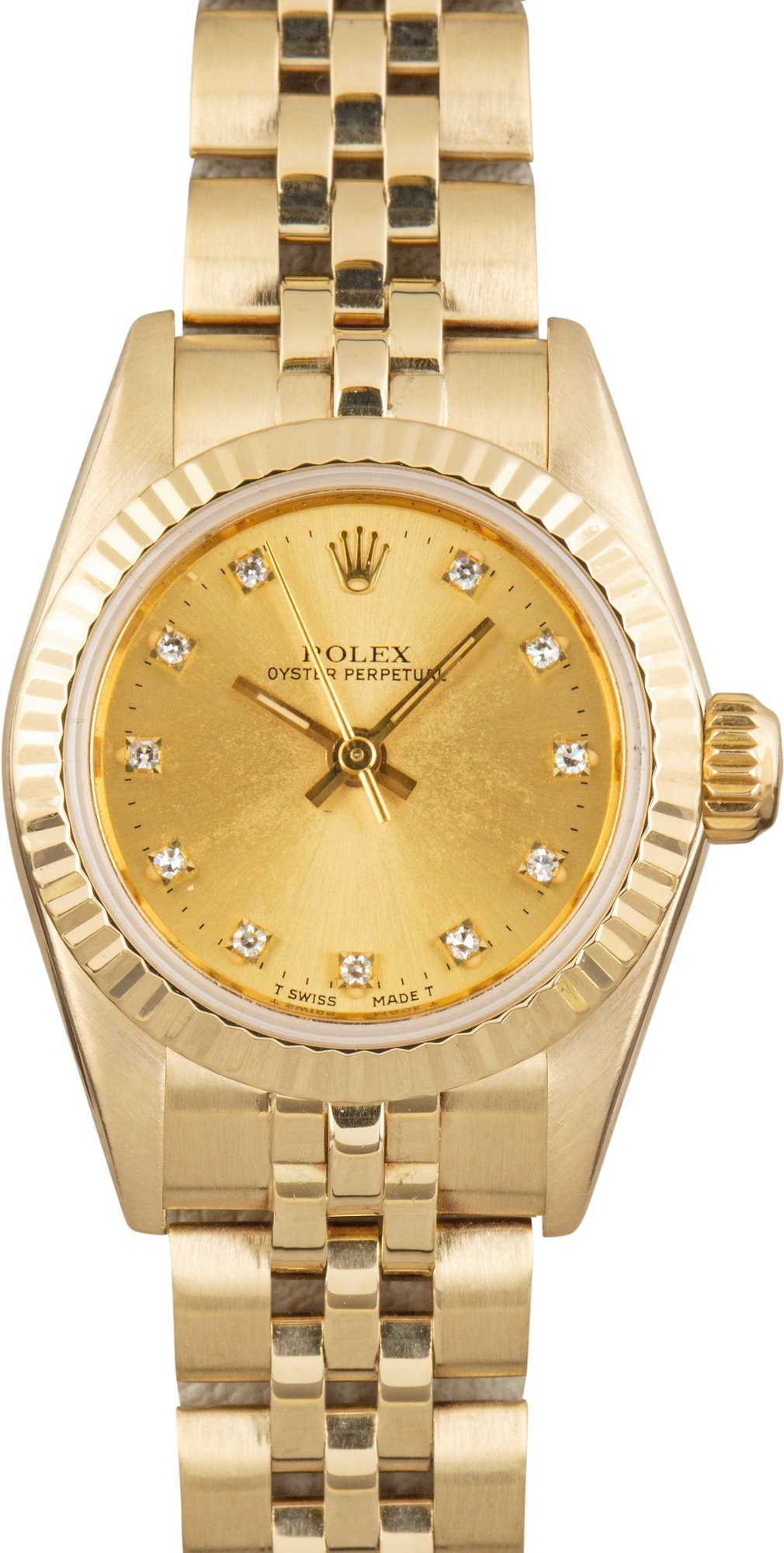 ROLEX OYSTER PERPETUAL LADY 76193 4コマ Buy Used Rolex Oyster Perpetual 76193 | Bob's Watches - Sku