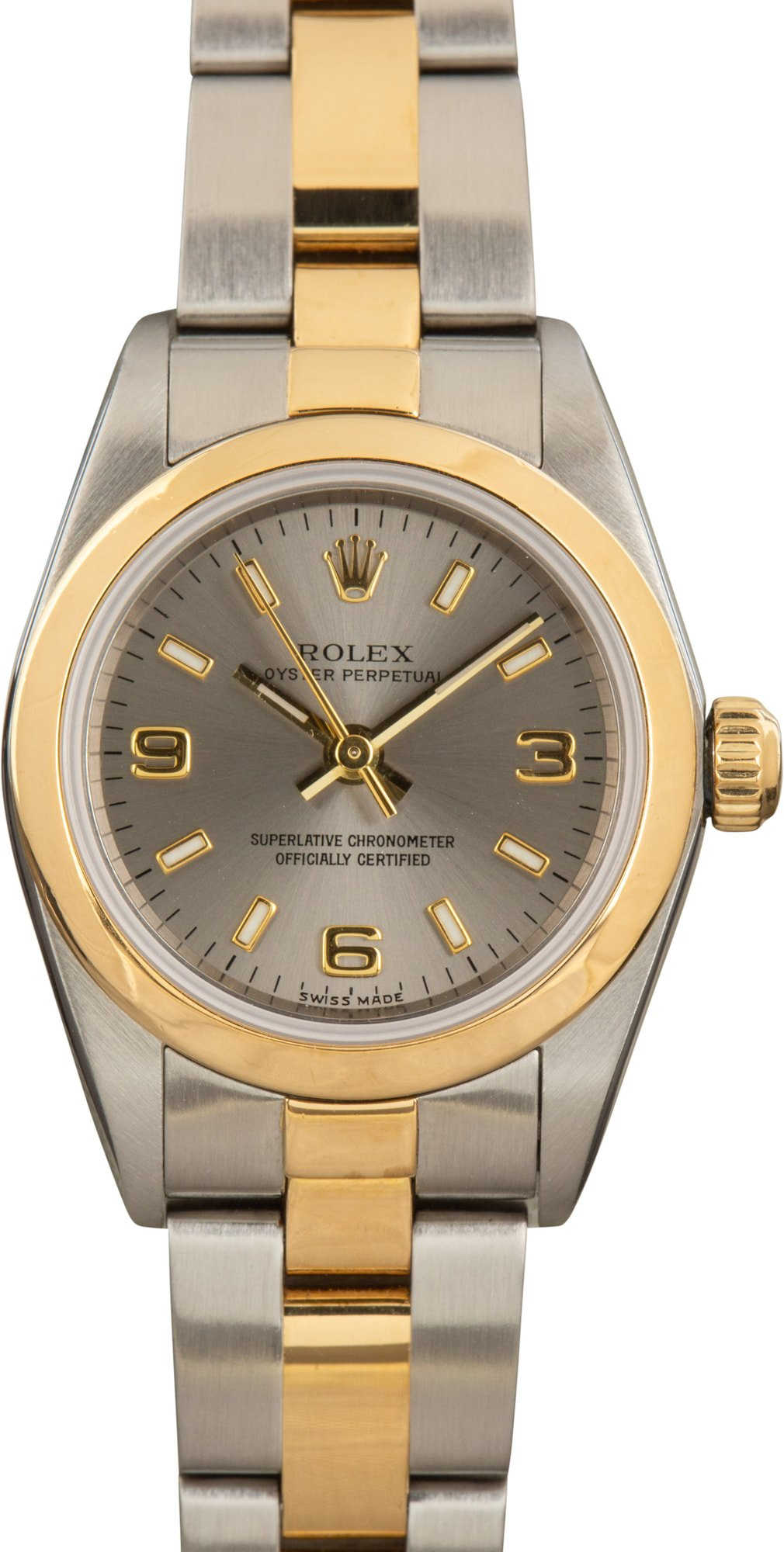 Ladies Rolex Oyster Perpetual Ref 76183 Slate Dial