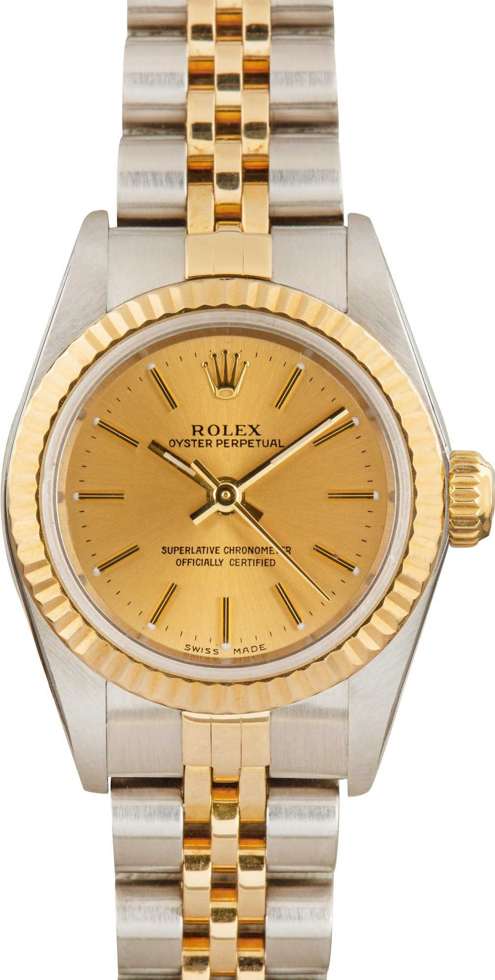 ROLEX OYSTER PERPETUAL LADY 76193 3コマ Buy Used Rolex Oyster Perpetual 76193 | Bob's Watches - Sku