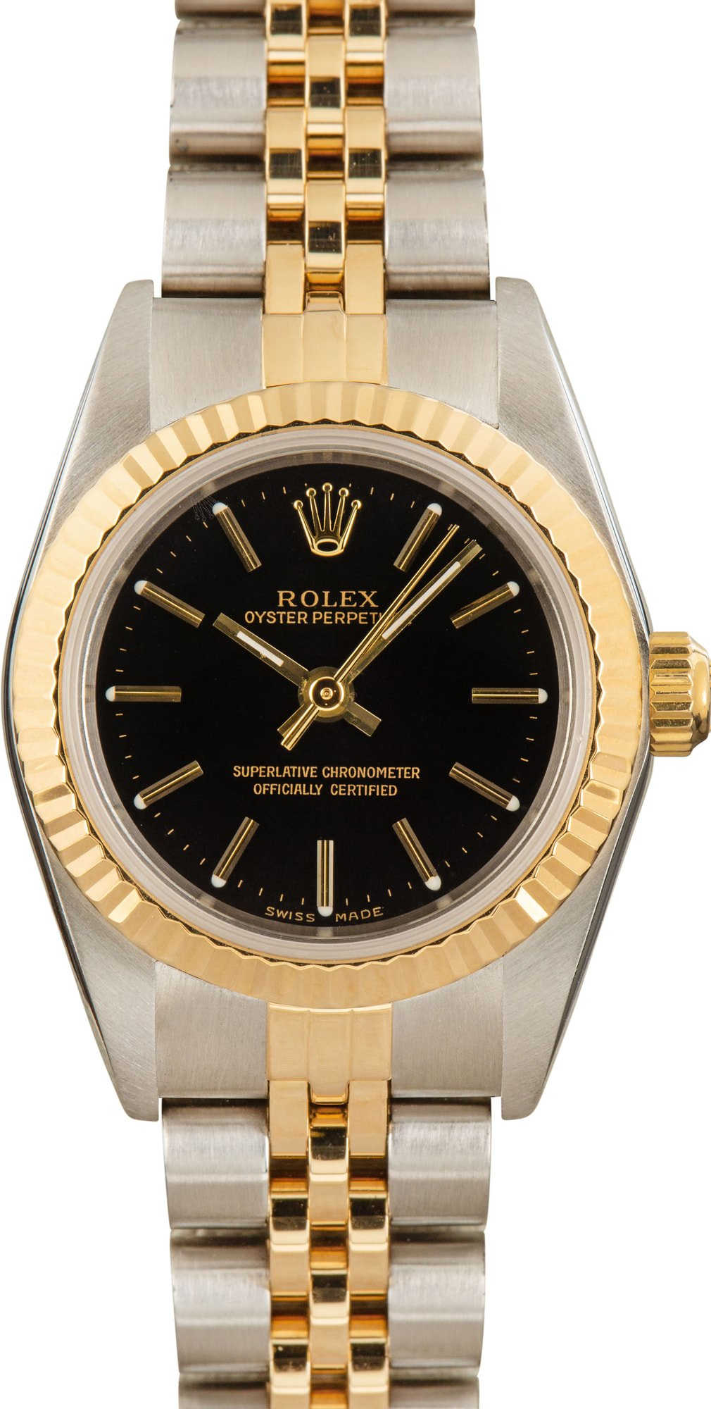 ROLEX OYSTER PERPETUAL LADY 76193 3コマ Buy Used Rolex Oyster Perpetual 76193 | Bob's Watches - Sku