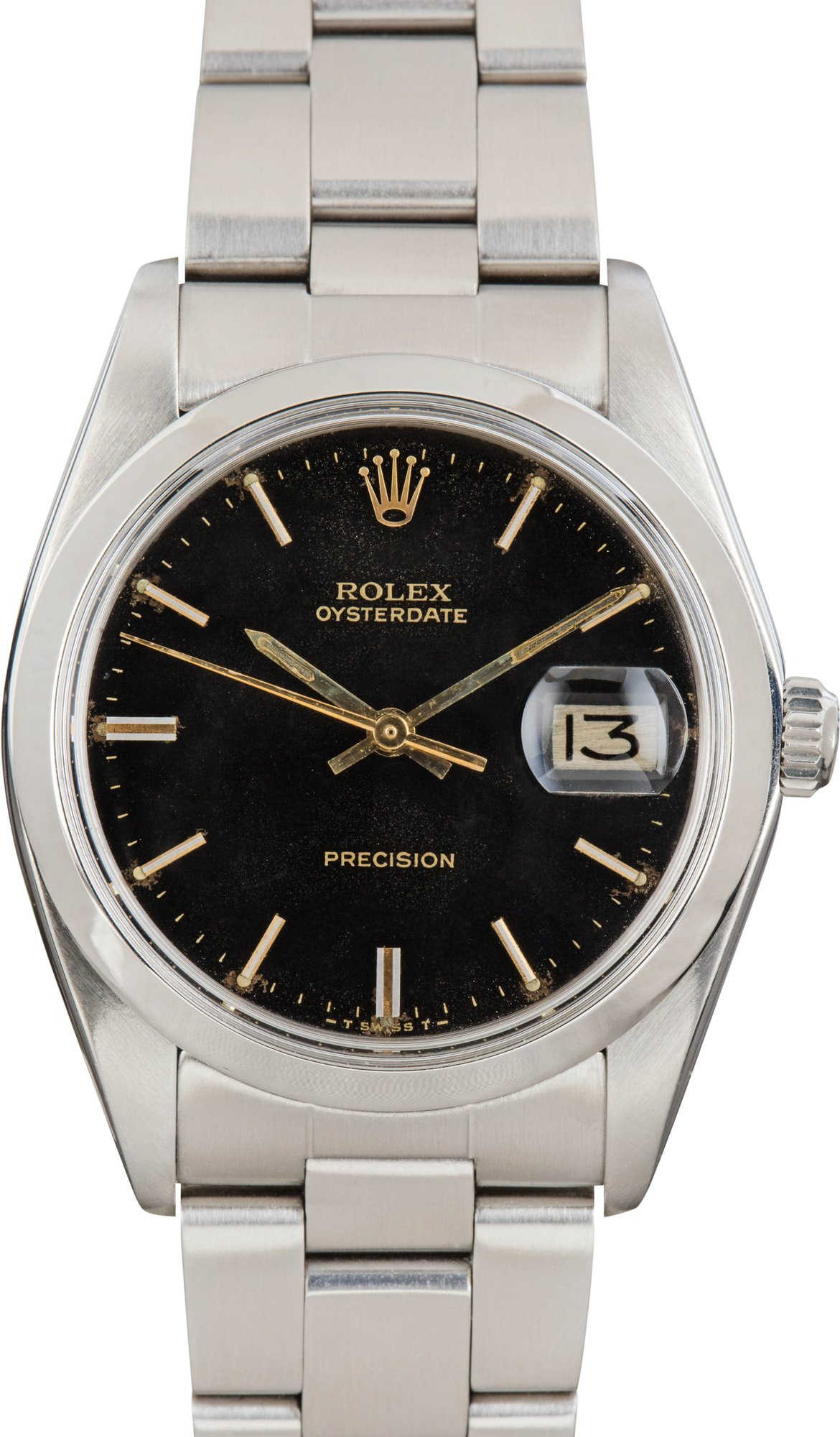 Used Rolex OysterDate 6694 Black Dial