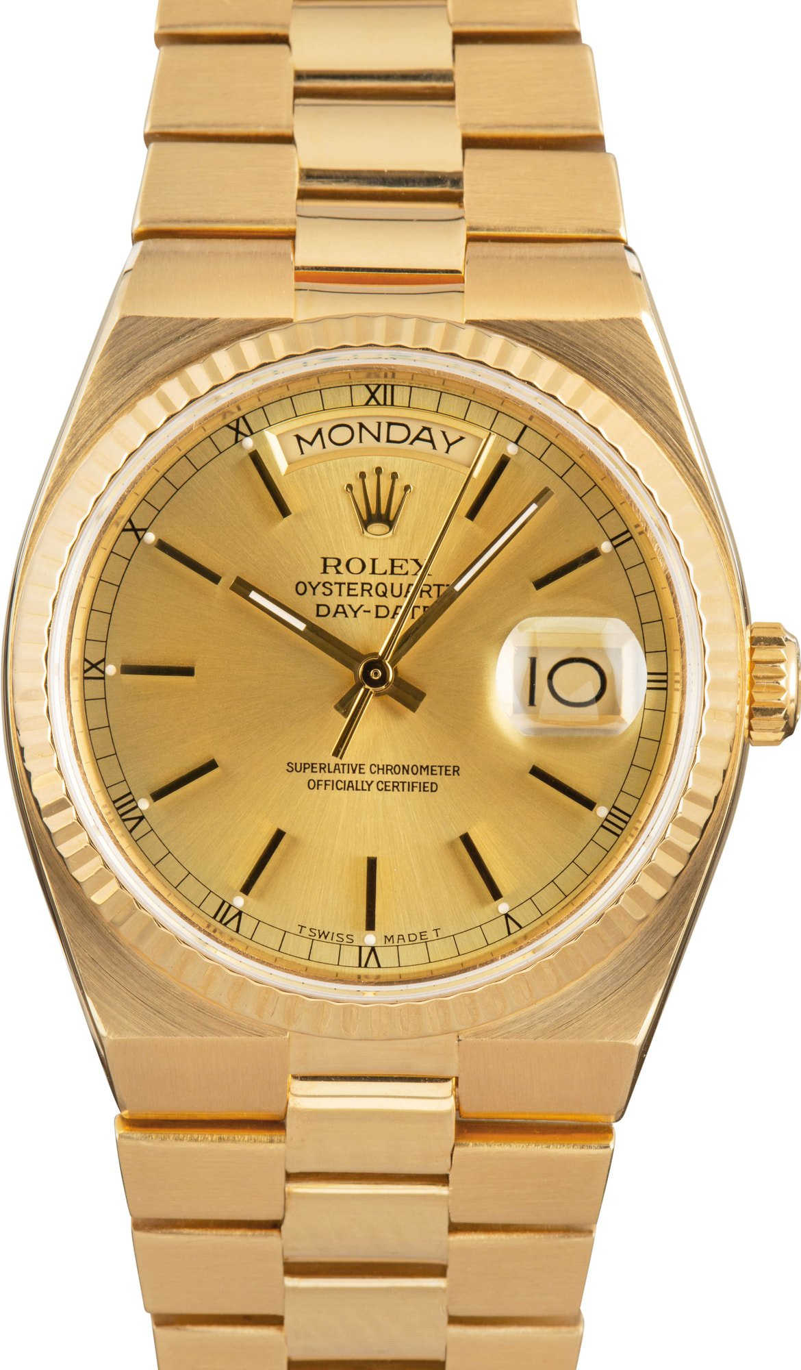 Rolex OysterQuartz 19018 Gold Day-Date