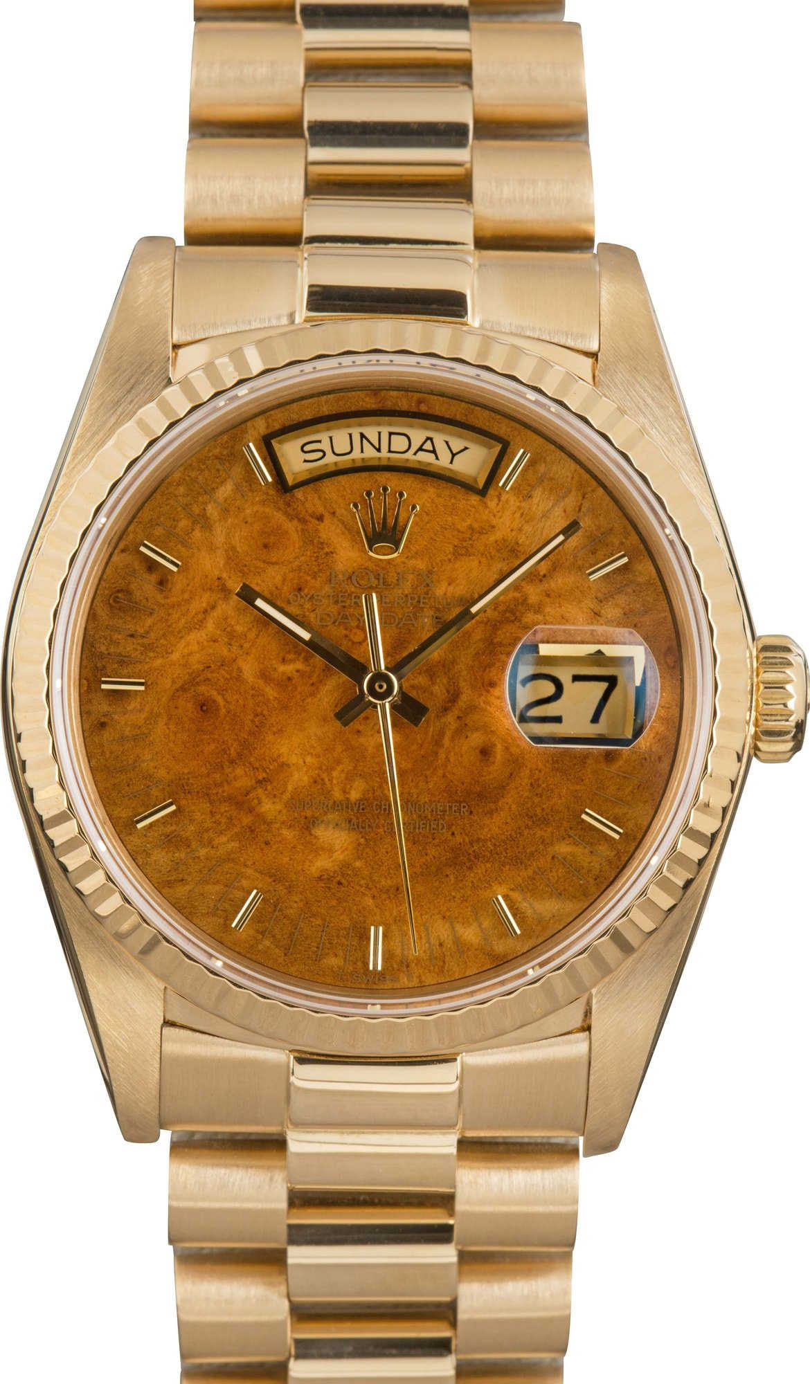 Rolex Day-Date President 18038 Wood Dial