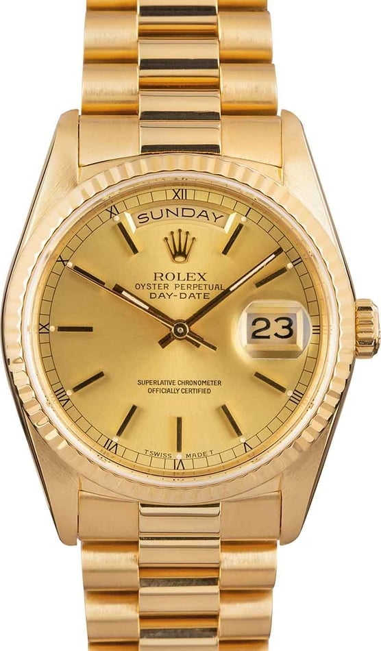 Rolex President 18238 Champagne Dial