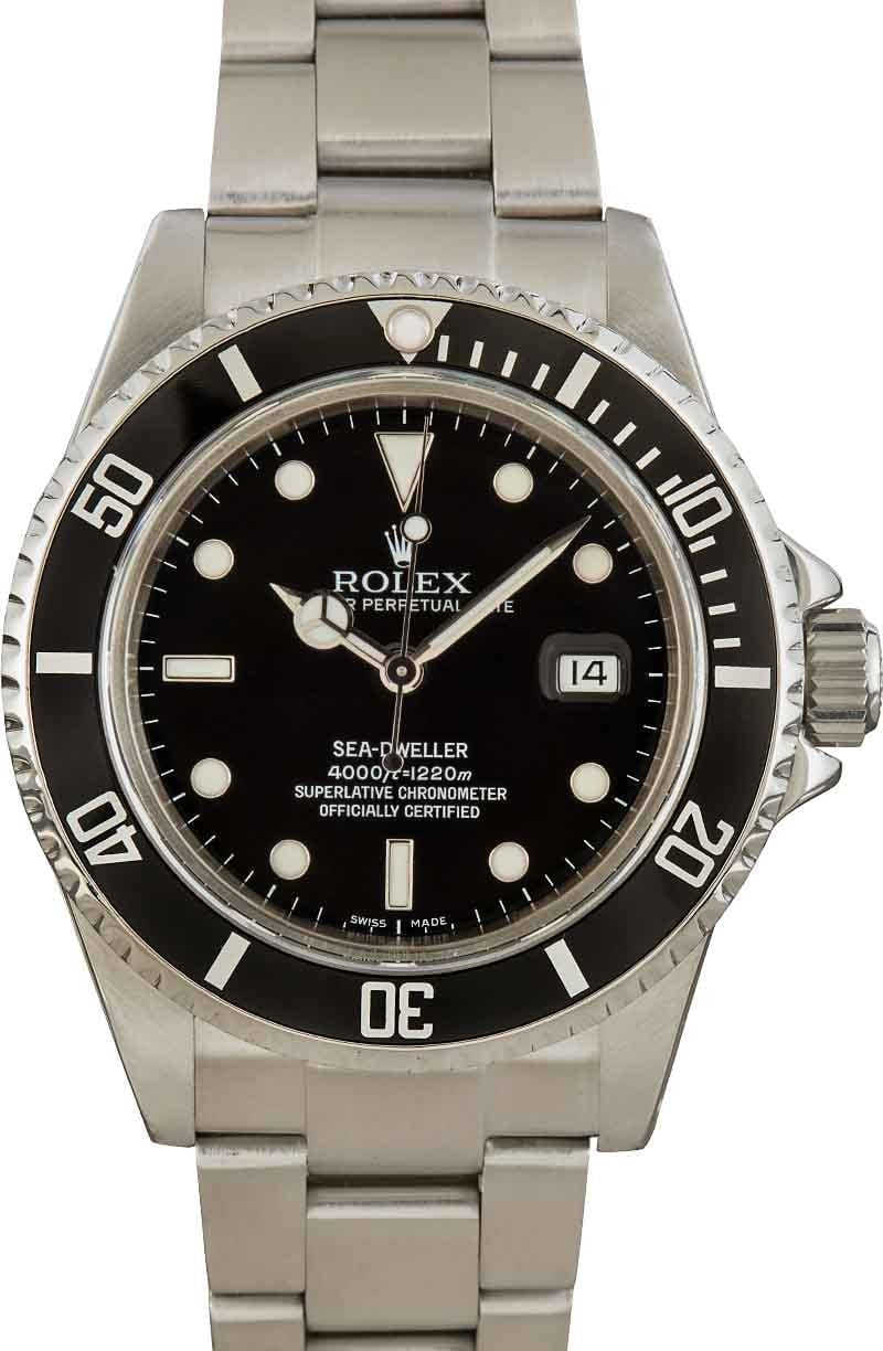 Rolex Sea-Dweller Ref 16660 Black Dial