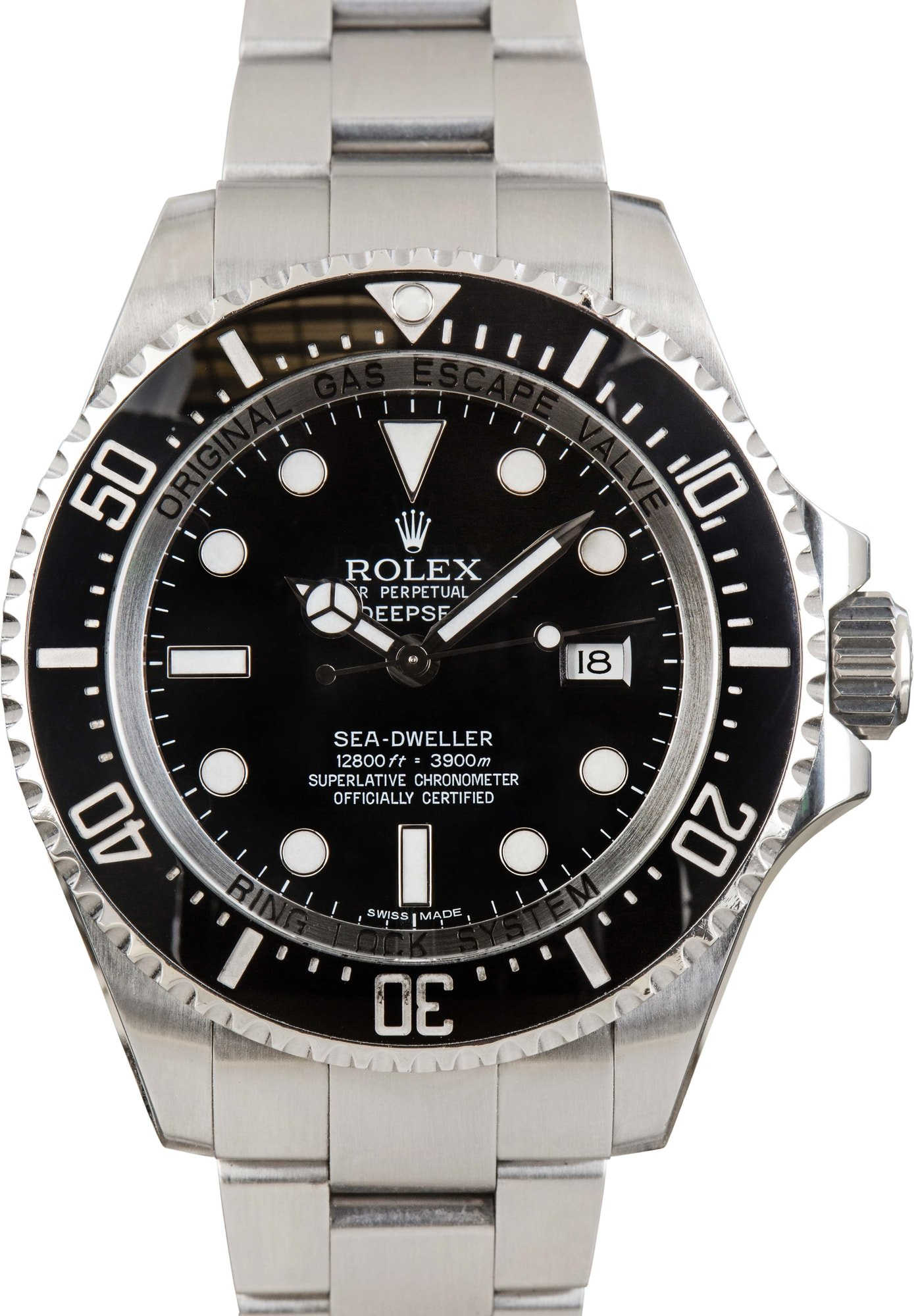 Pre-Owned Rolex Sea-Dweller 116660 Black Dial