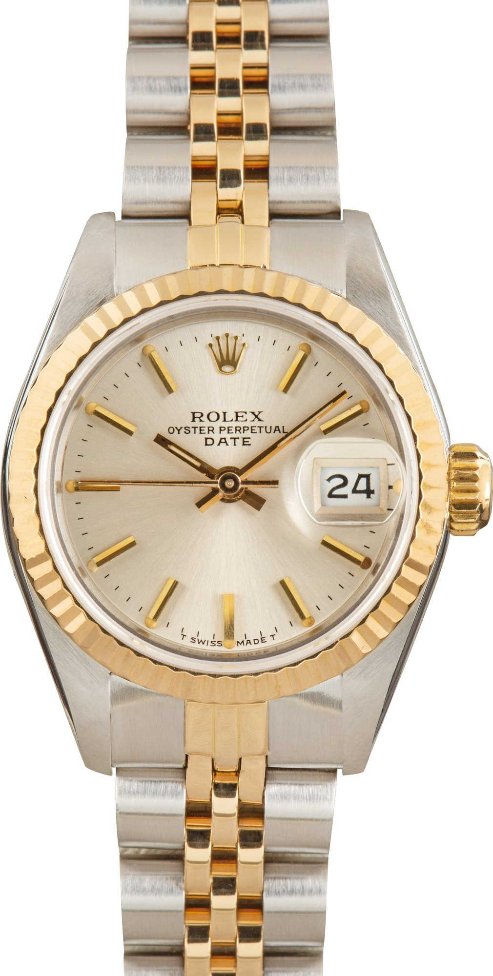 Ladies Rolex Date 69173 Silver Dial