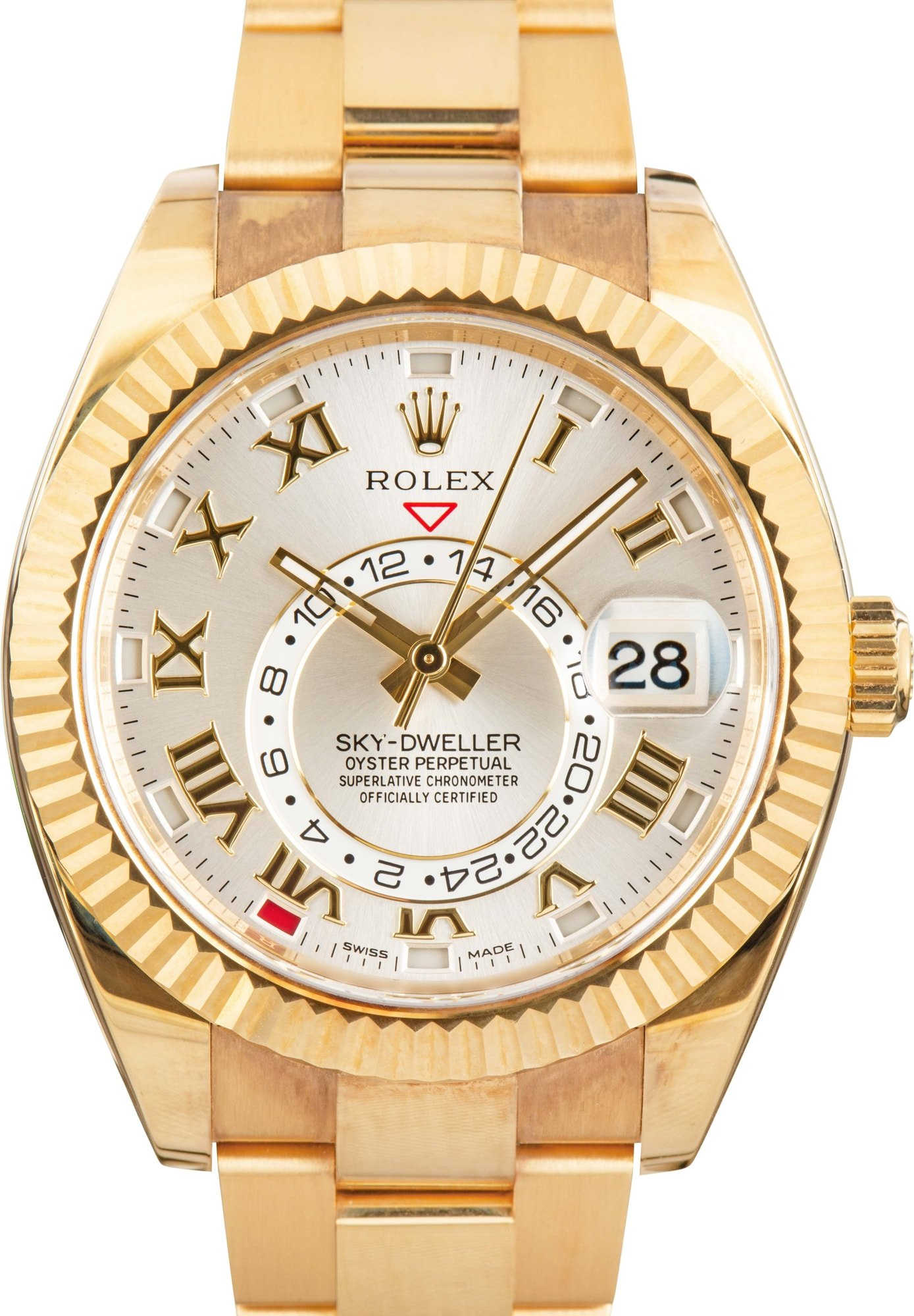 Rolex Sky-Dweller Ref 326938 Silver Dial