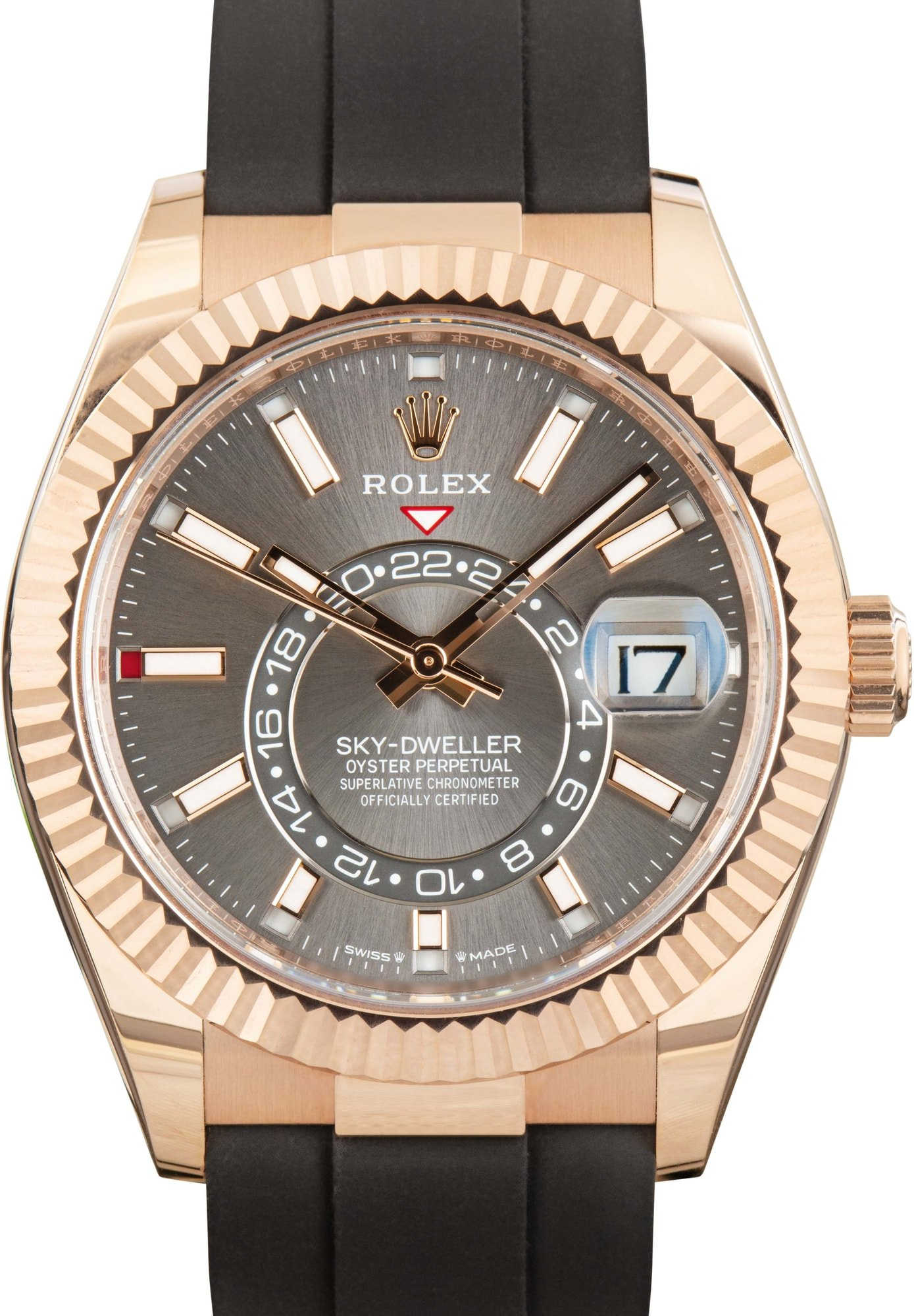 Pre-owned Rolex Sky-Dweller ref 336235 Slate Dial