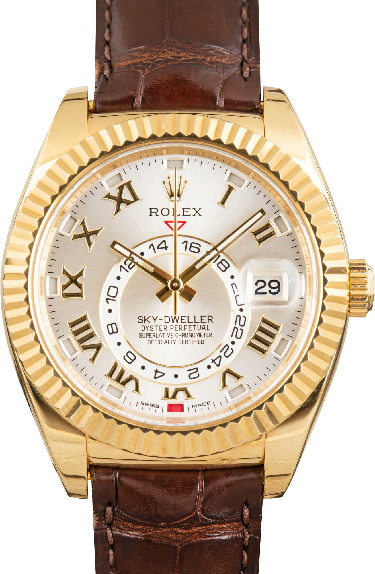 Rolex Sky-Dweller Ref 326138 18k Yellow Gold